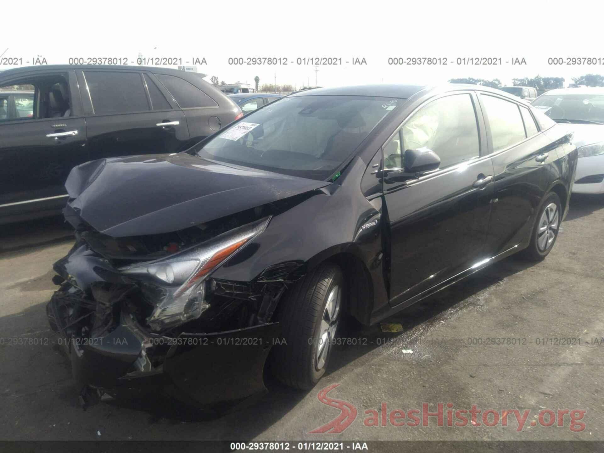 JTDKBRFU9J3082876 2018 TOYOTA PRIUS