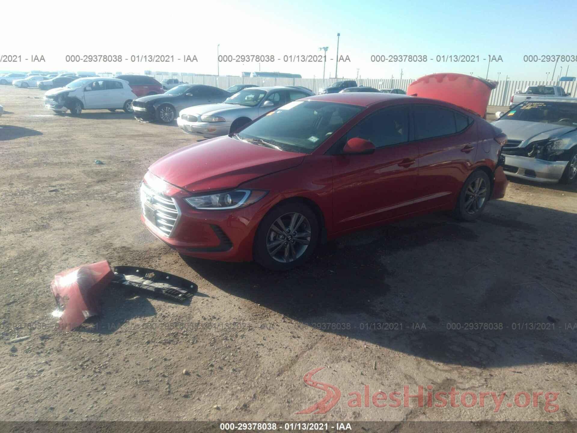 5NPD84LF5JH373752 2018 HYUNDAI ELANTRA