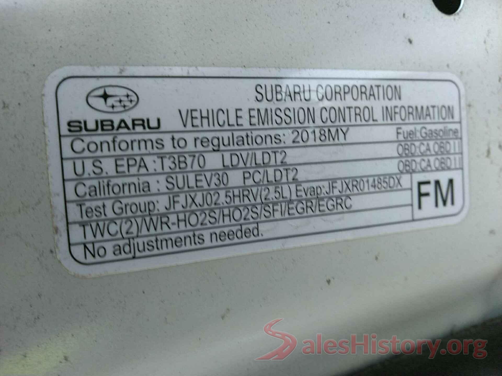 4S3BNAA64J3020786 2018 SUBARU LEGACY