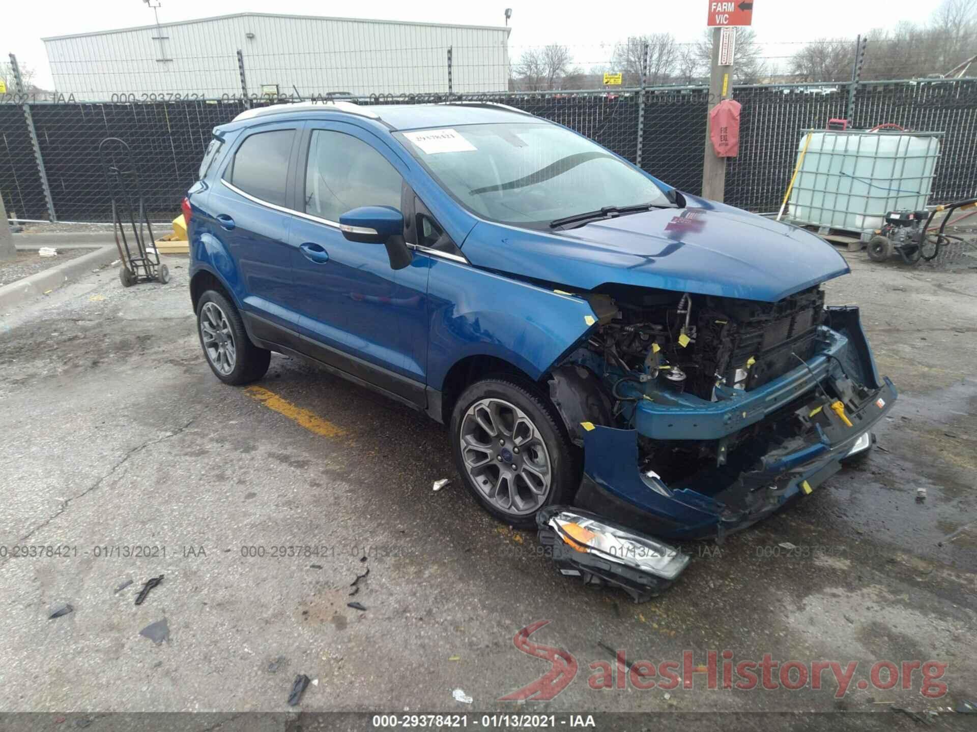 MAJ6S3KL6KC288742 2019 FORD ECOSPORT