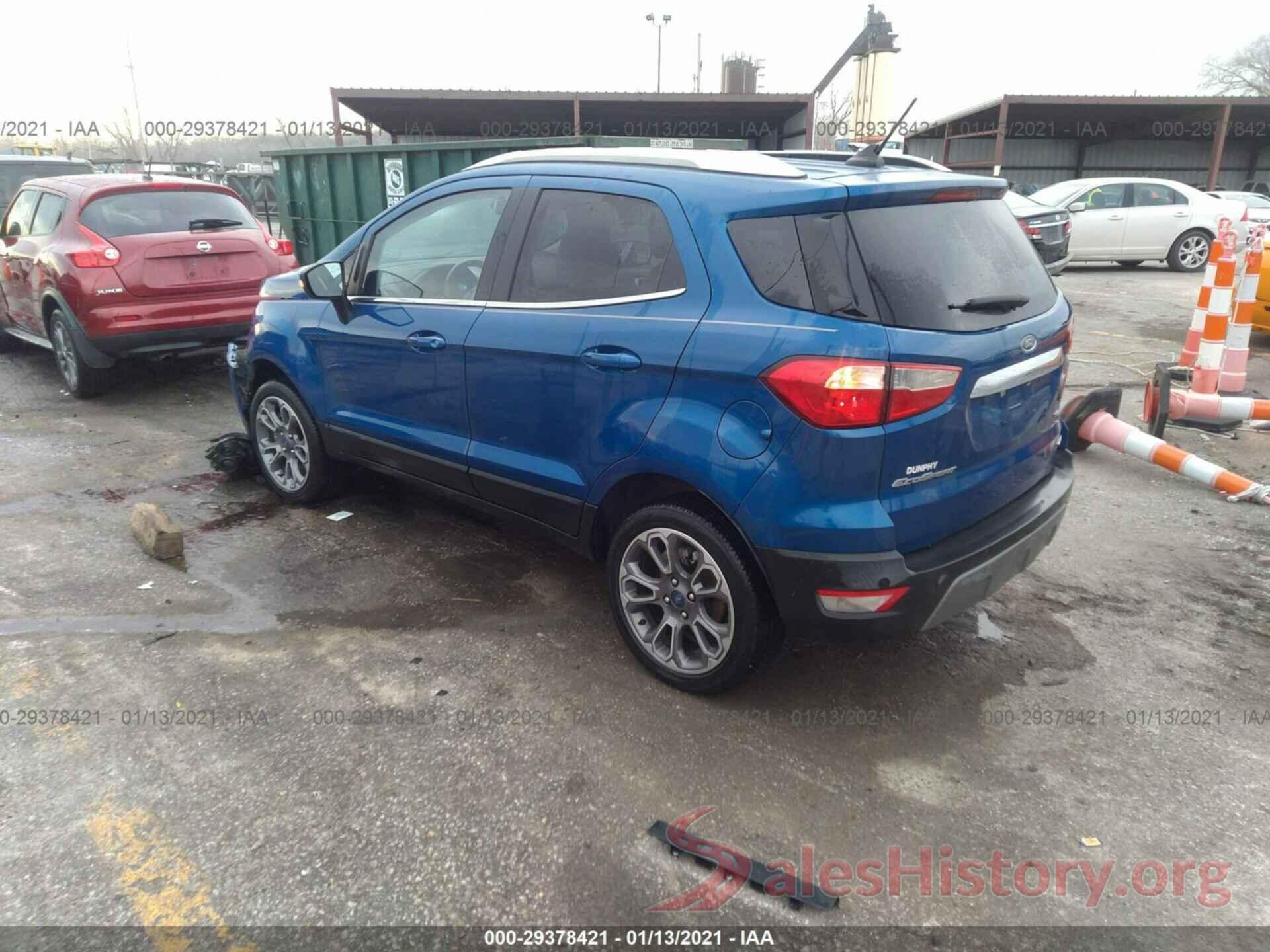 MAJ6S3KL6KC288742 2019 FORD ECOSPORT