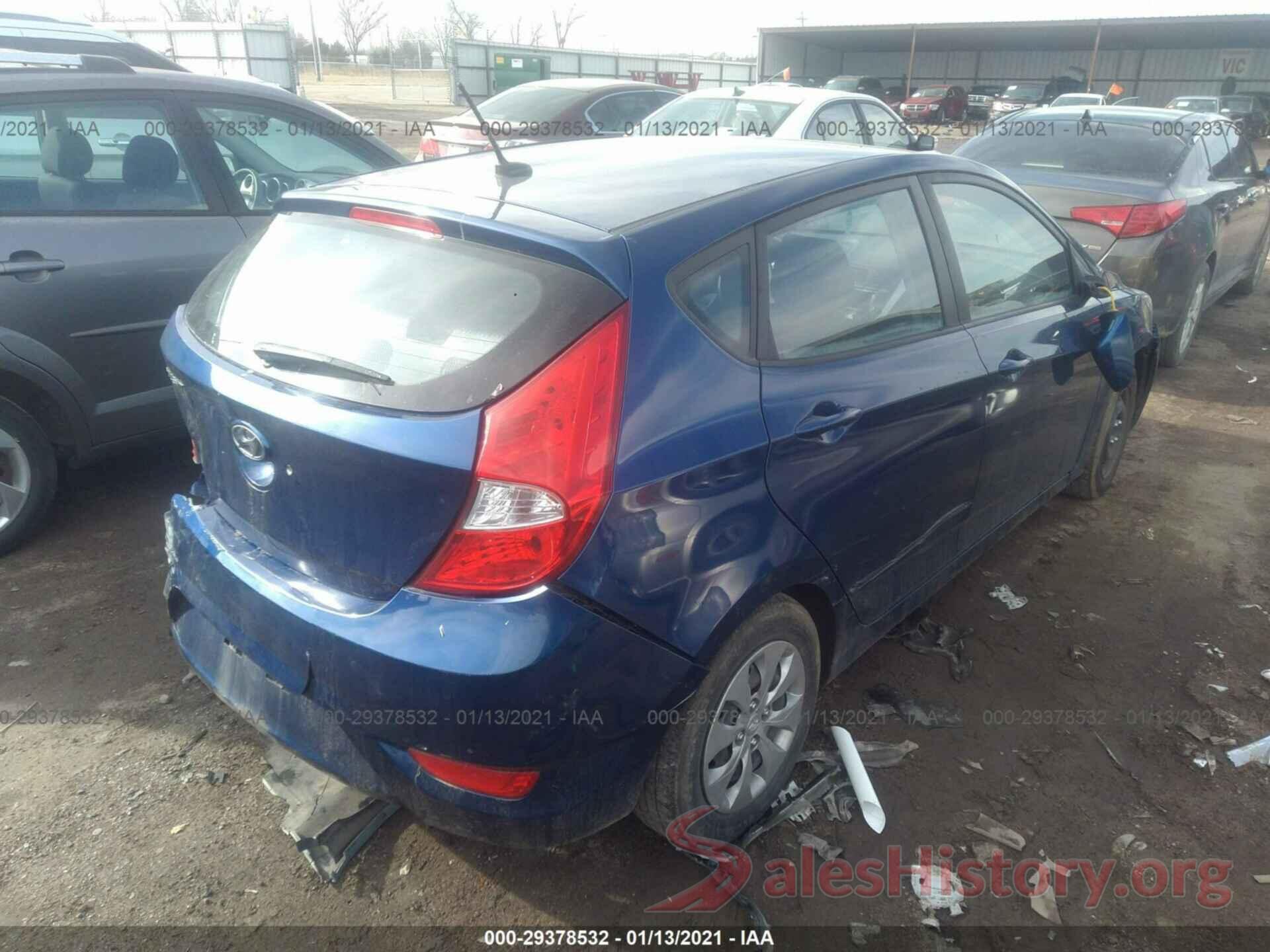 KMHCT5AE6HU301416 2017 HYUNDAI ACCENT