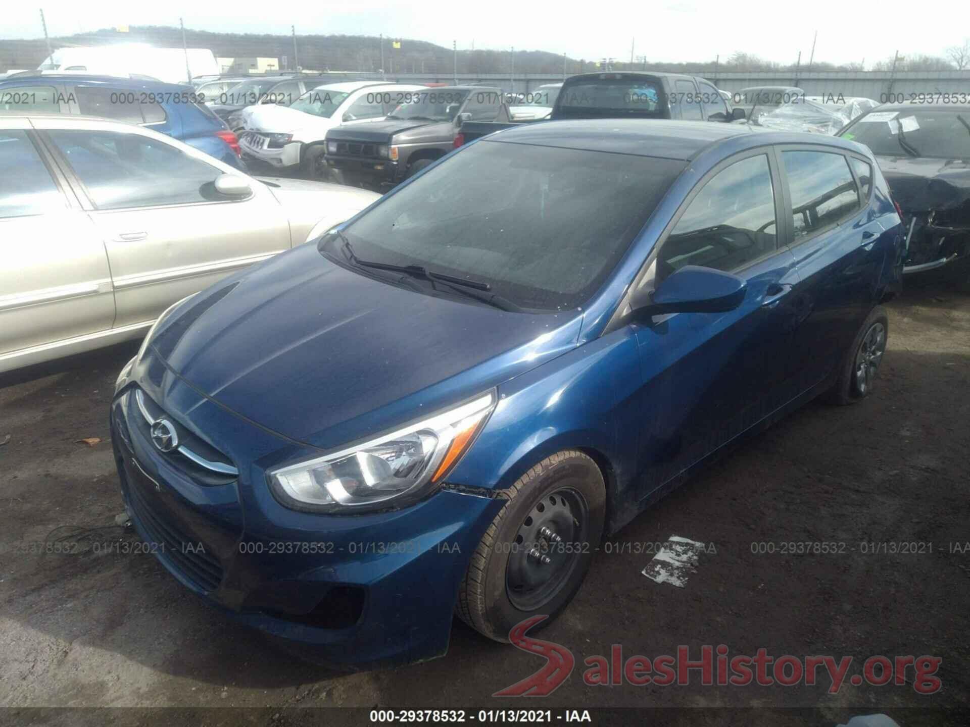 KMHCT5AE6HU301416 2017 HYUNDAI ACCENT