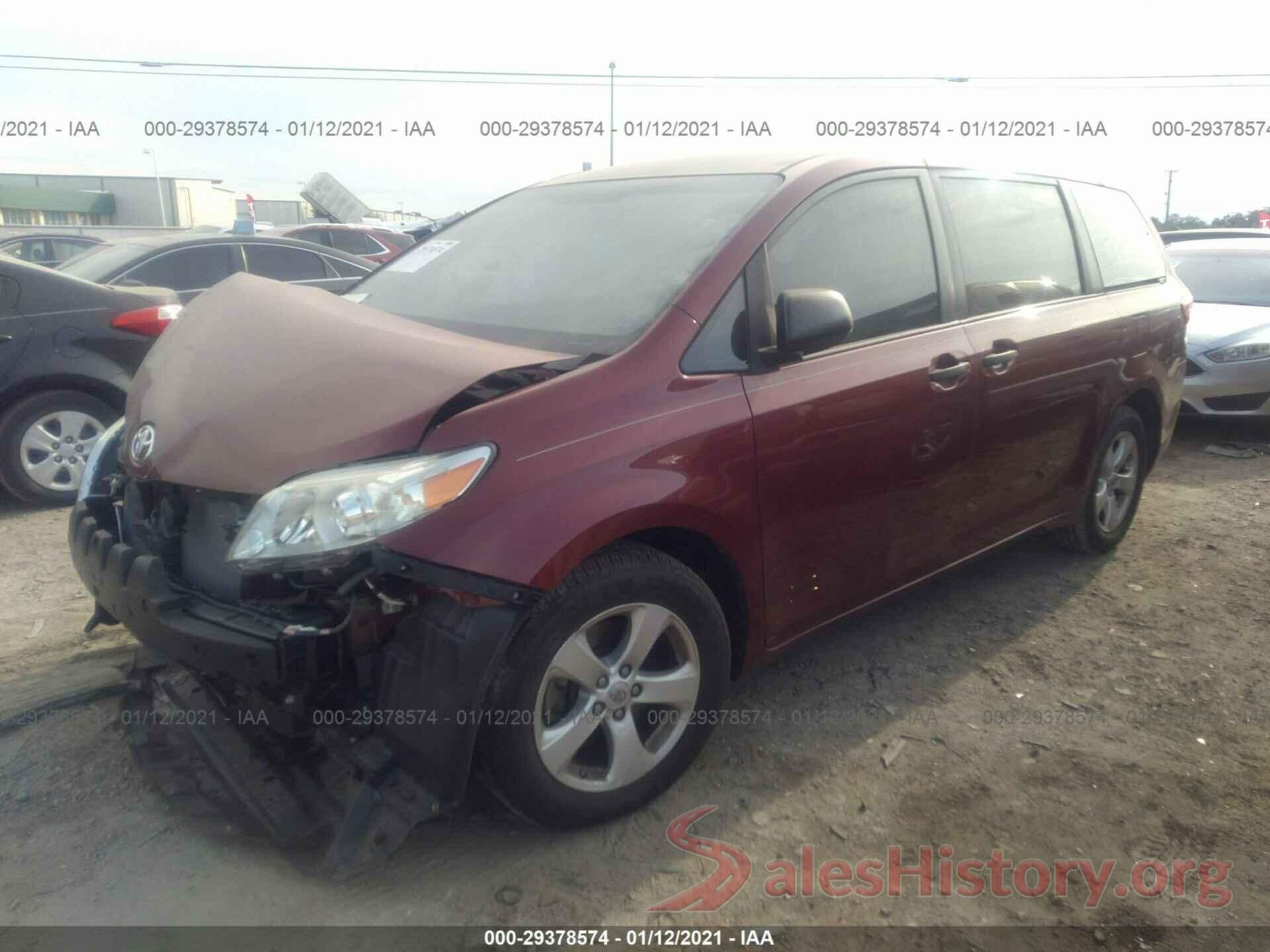 5TDZK3DC7GS764863 2016 TOYOTA SIENNA