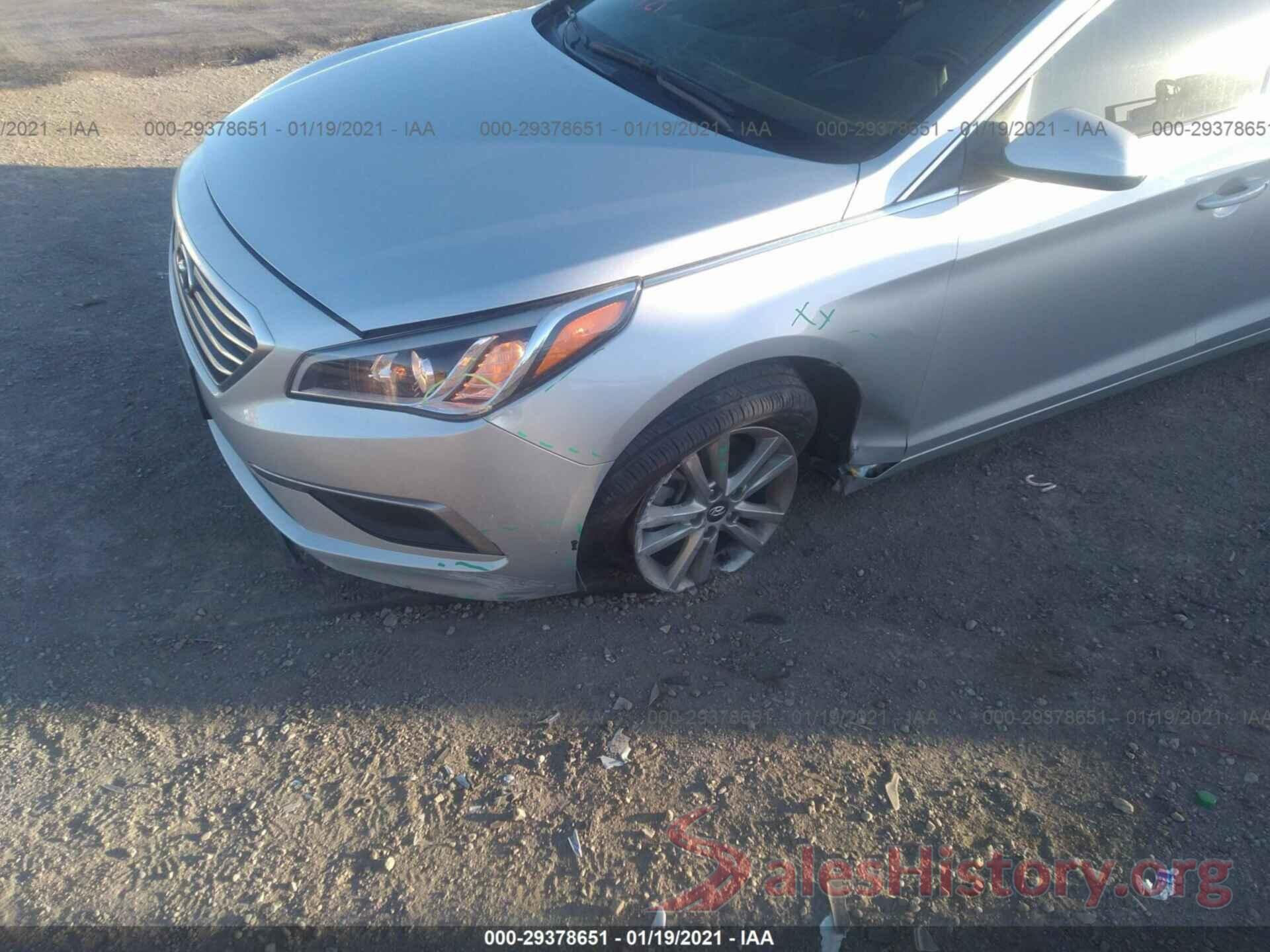 5NPE24AF5HH587885 2017 HYUNDAI SONATA