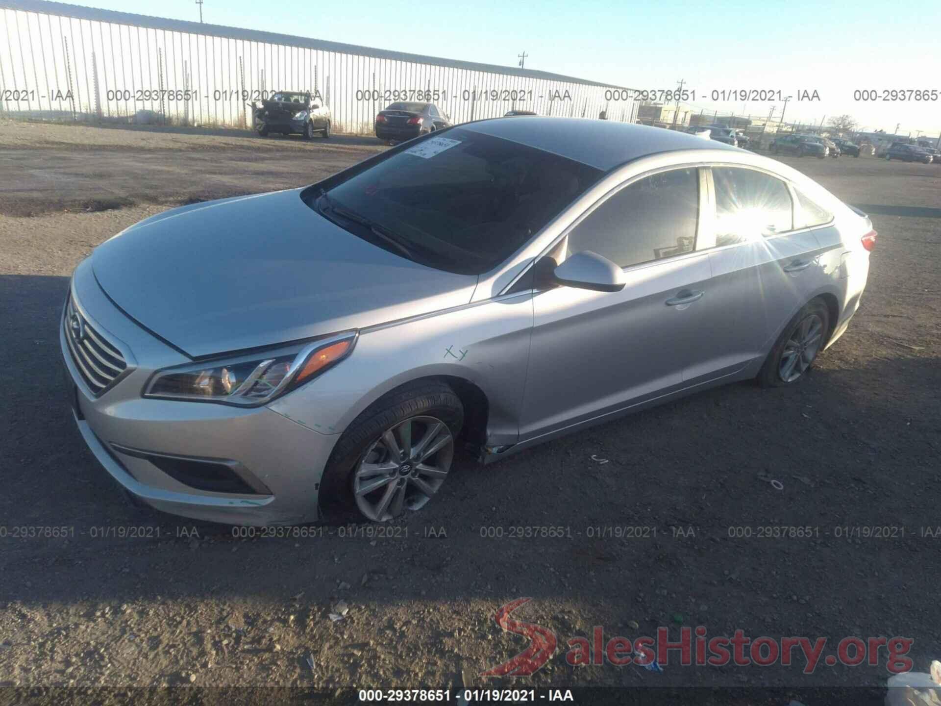 5NPE24AF5HH587885 2017 HYUNDAI SONATA