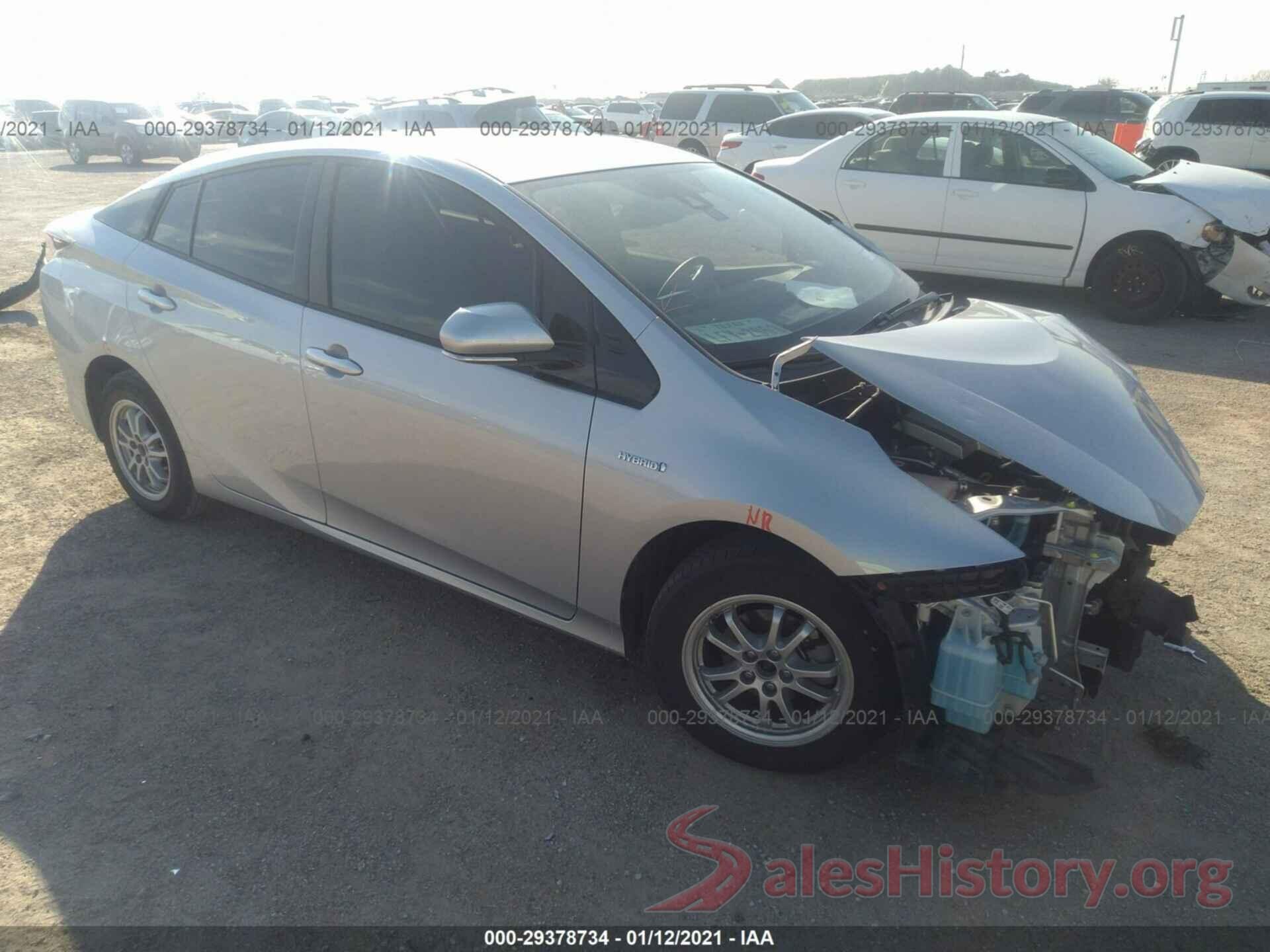 JTDKARFU5J3554767 2018 TOYOTA PRIUS