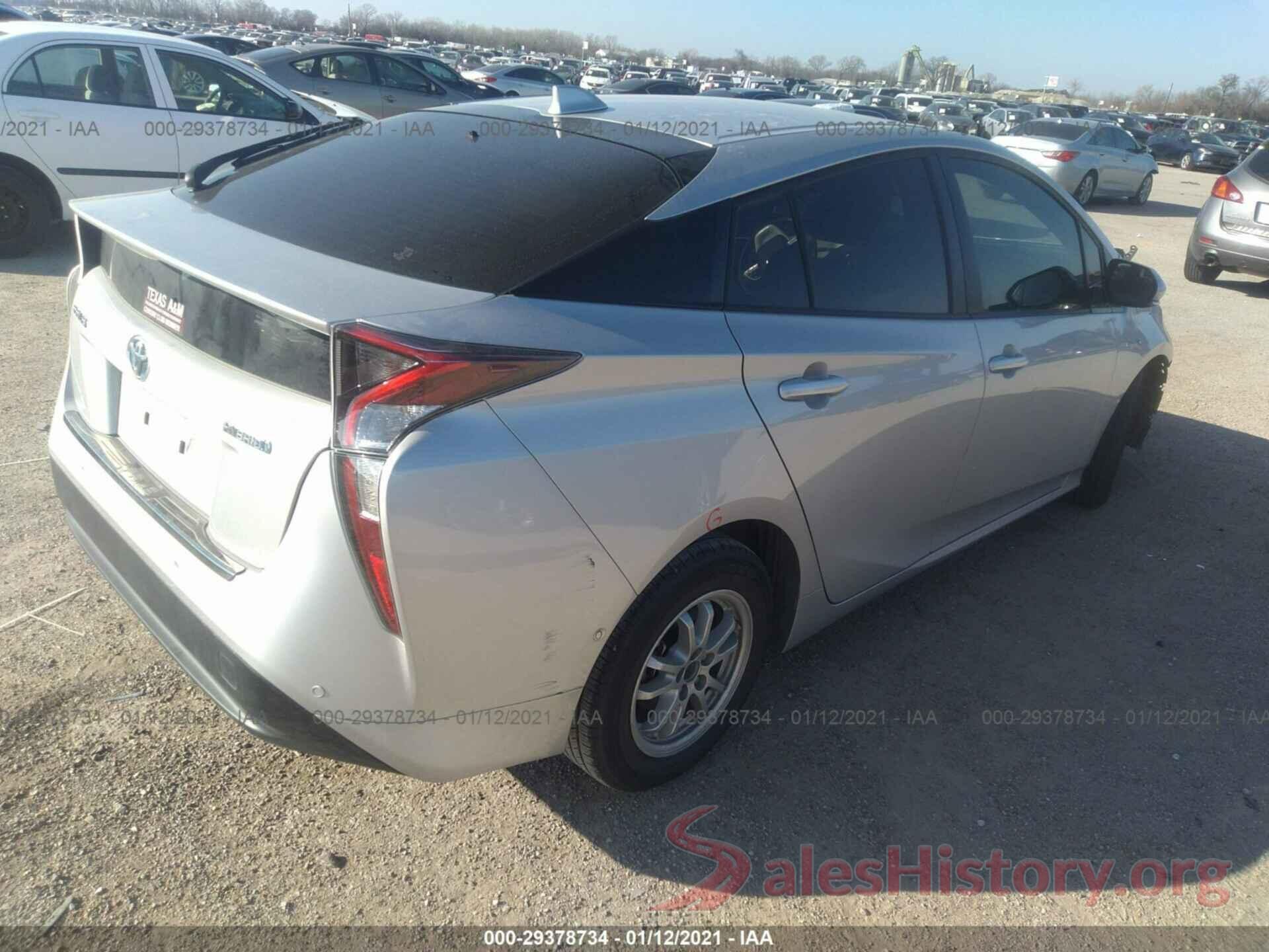 JTDKARFU5J3554767 2018 TOYOTA PRIUS