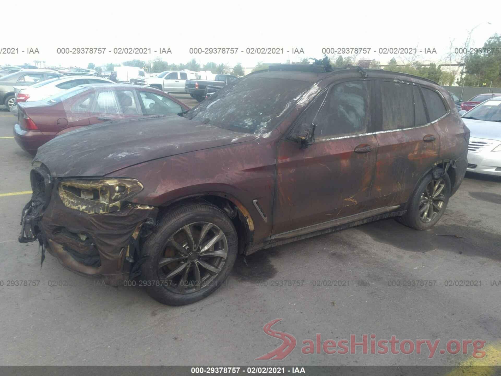 5UXTR7C59KLR44673 2019 BMW X3