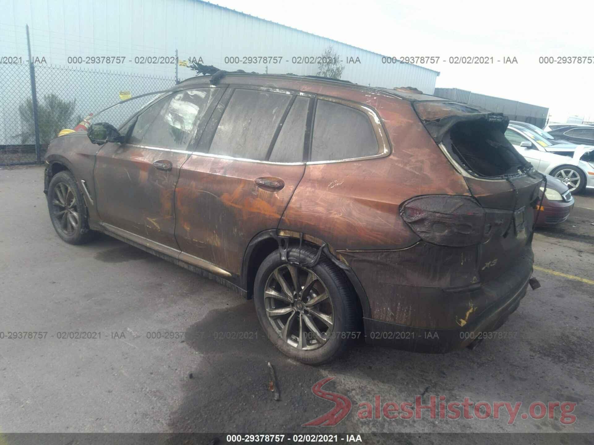 5UXTR7C59KLR44673 2019 BMW X3