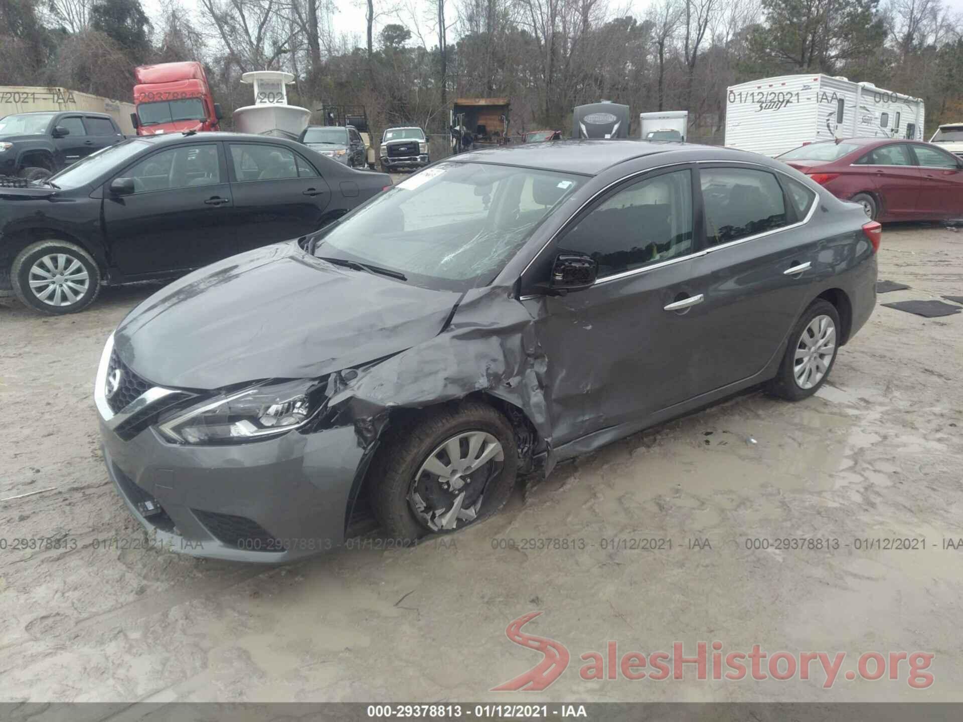 3N1AB7AP7KY261687 2019 NISSAN SENTRA