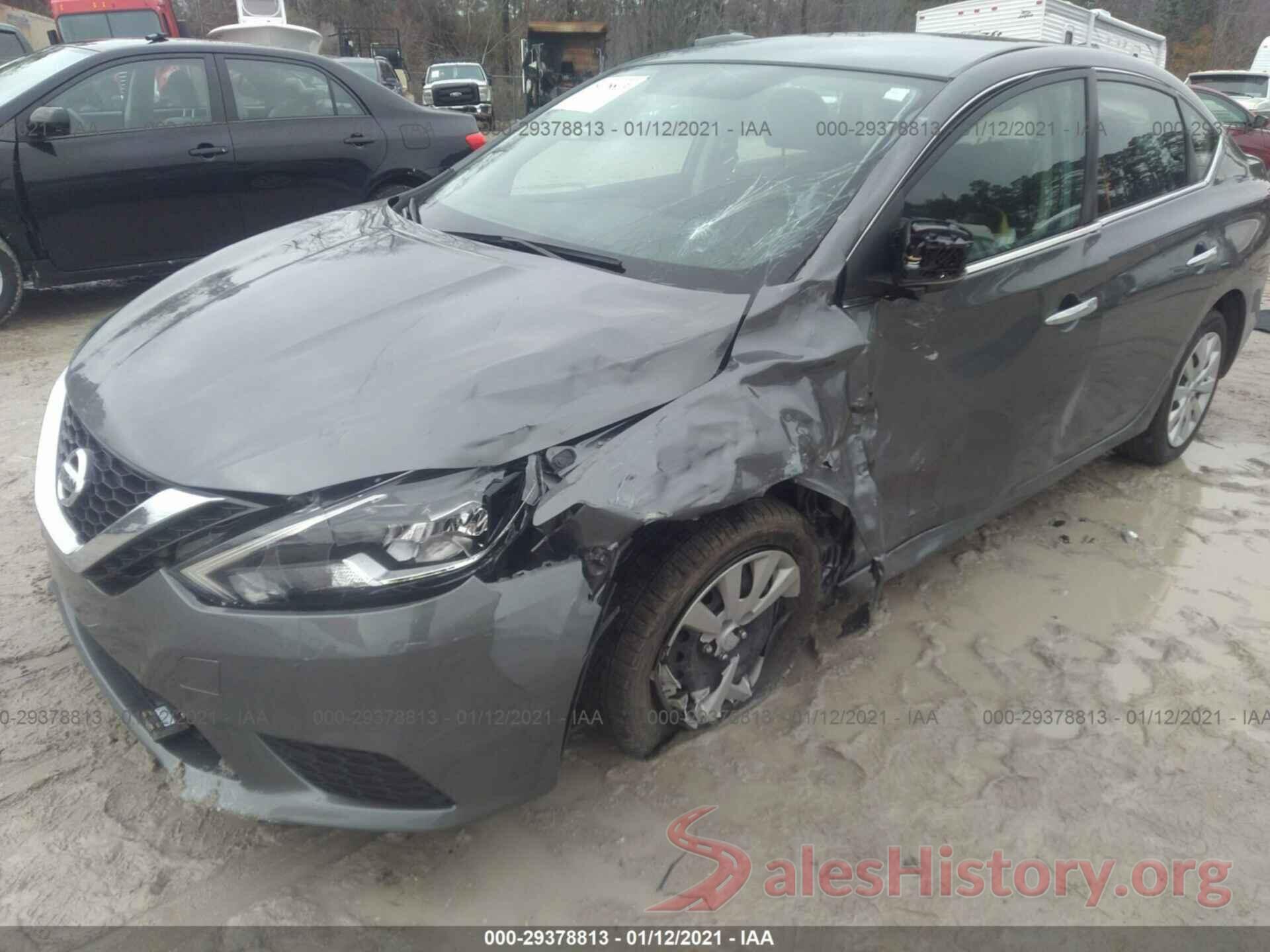 3N1AB7AP7KY261687 2019 NISSAN SENTRA