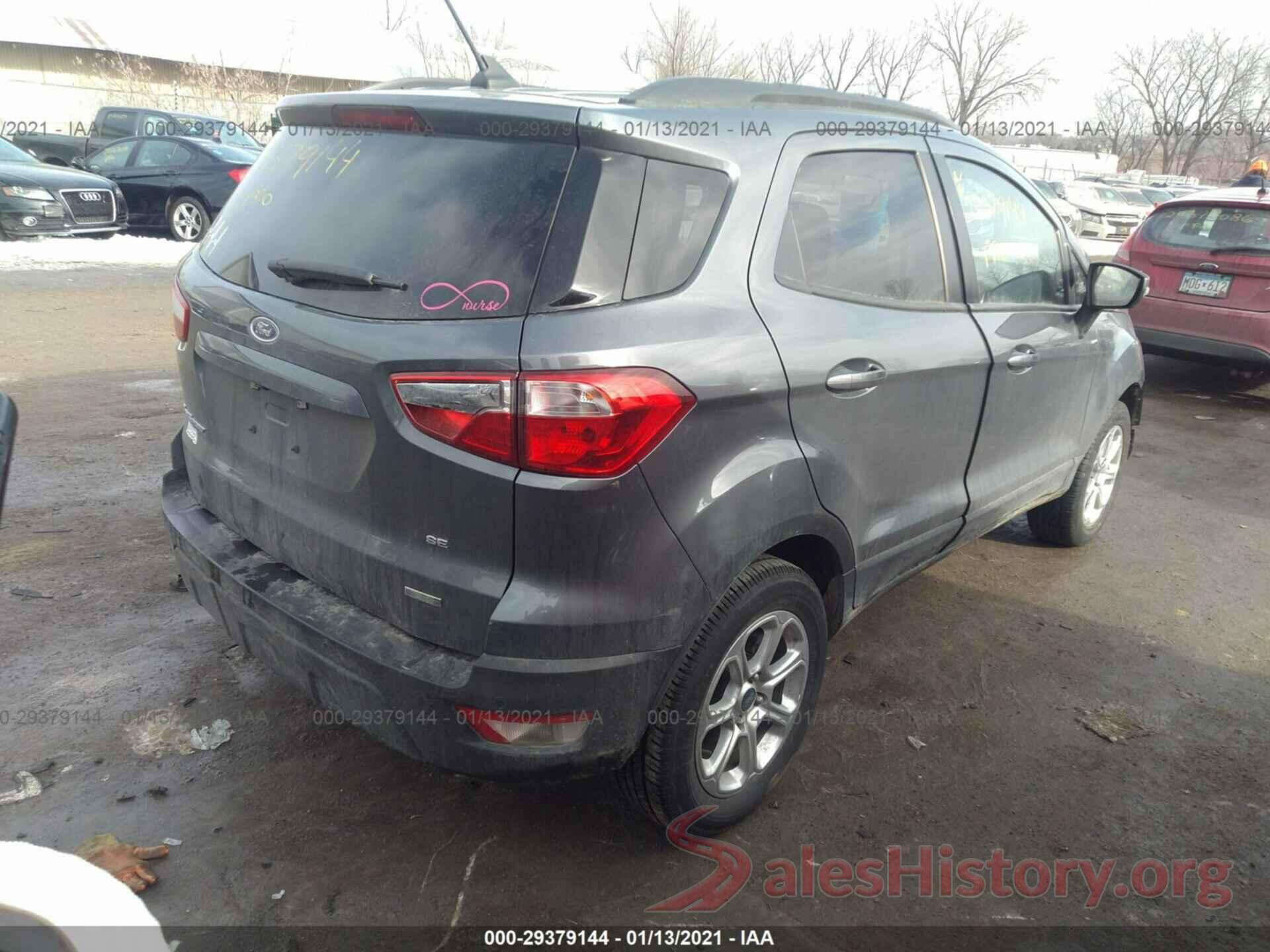 MAJ3S2GE0KC252150 2019 FORD ECOSPORT