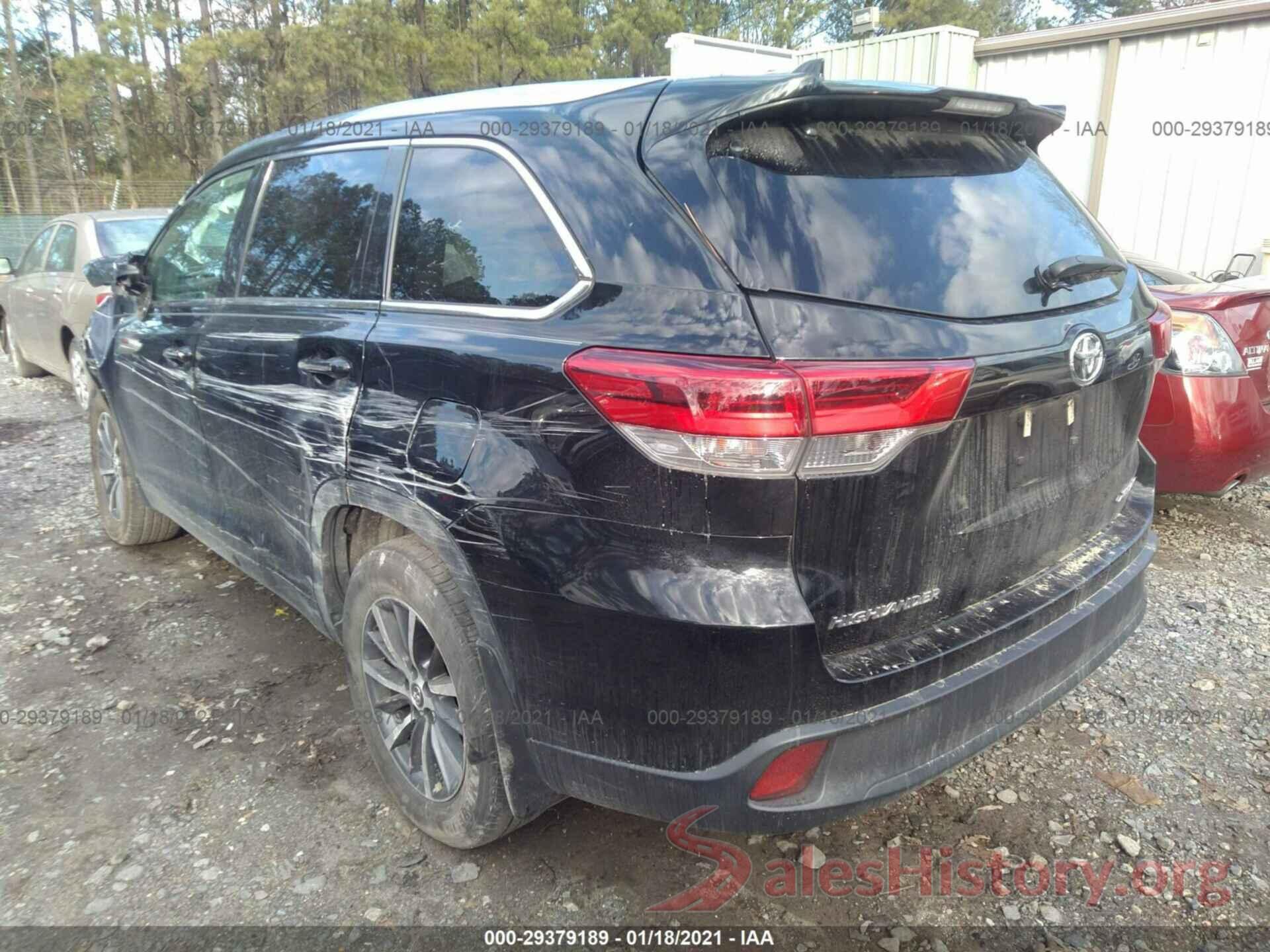 5TDJZRFH9JS837596 2018 TOYOTA HIGHLANDER