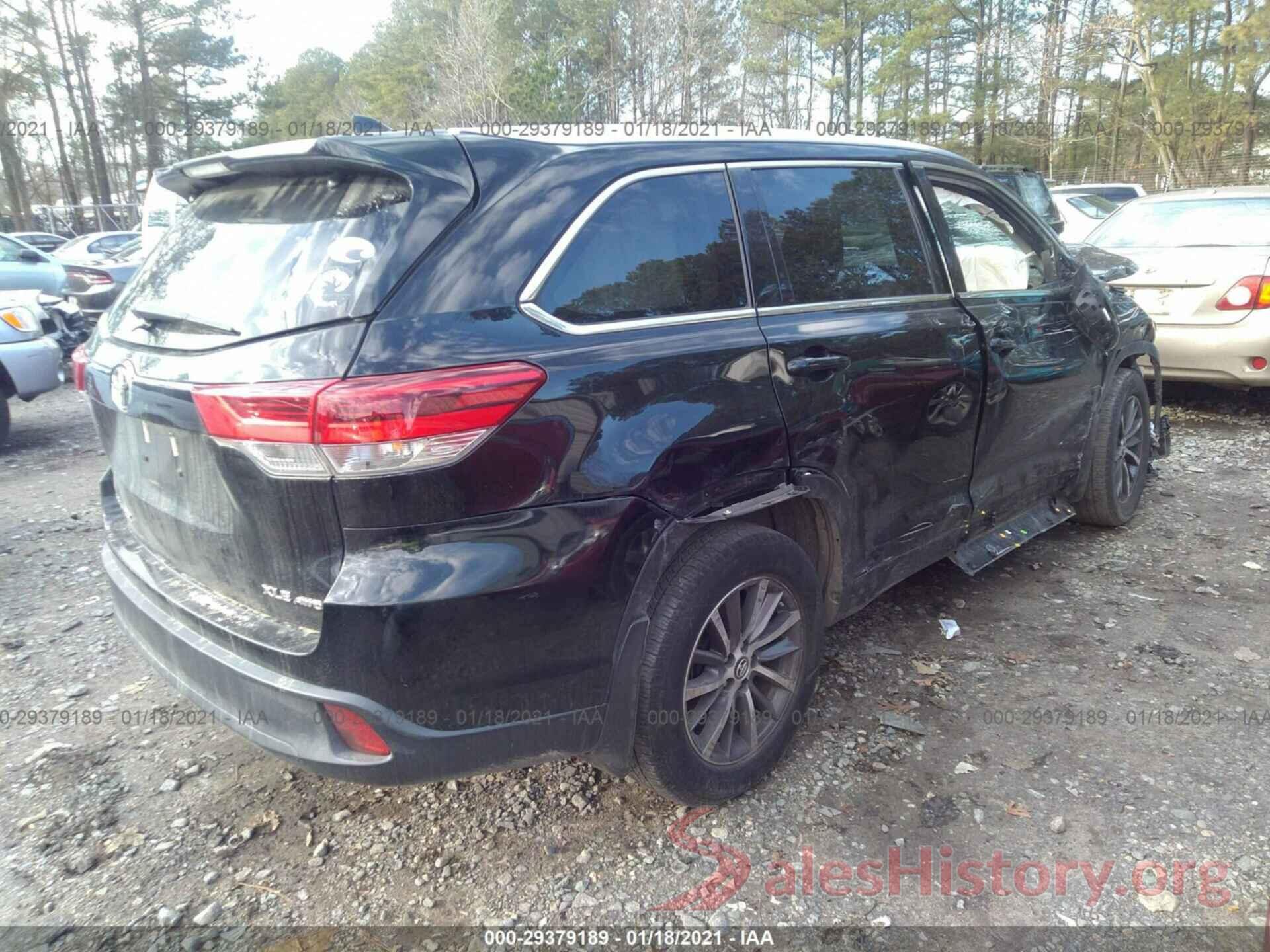 5TDJZRFH9JS837596 2018 TOYOTA HIGHLANDER