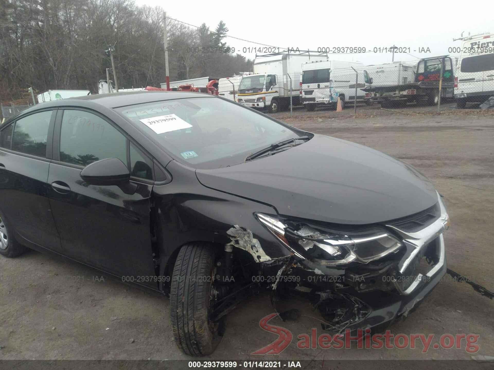 1G1BJ5SM2K7106245 2019 CHEVROLET CRUZE