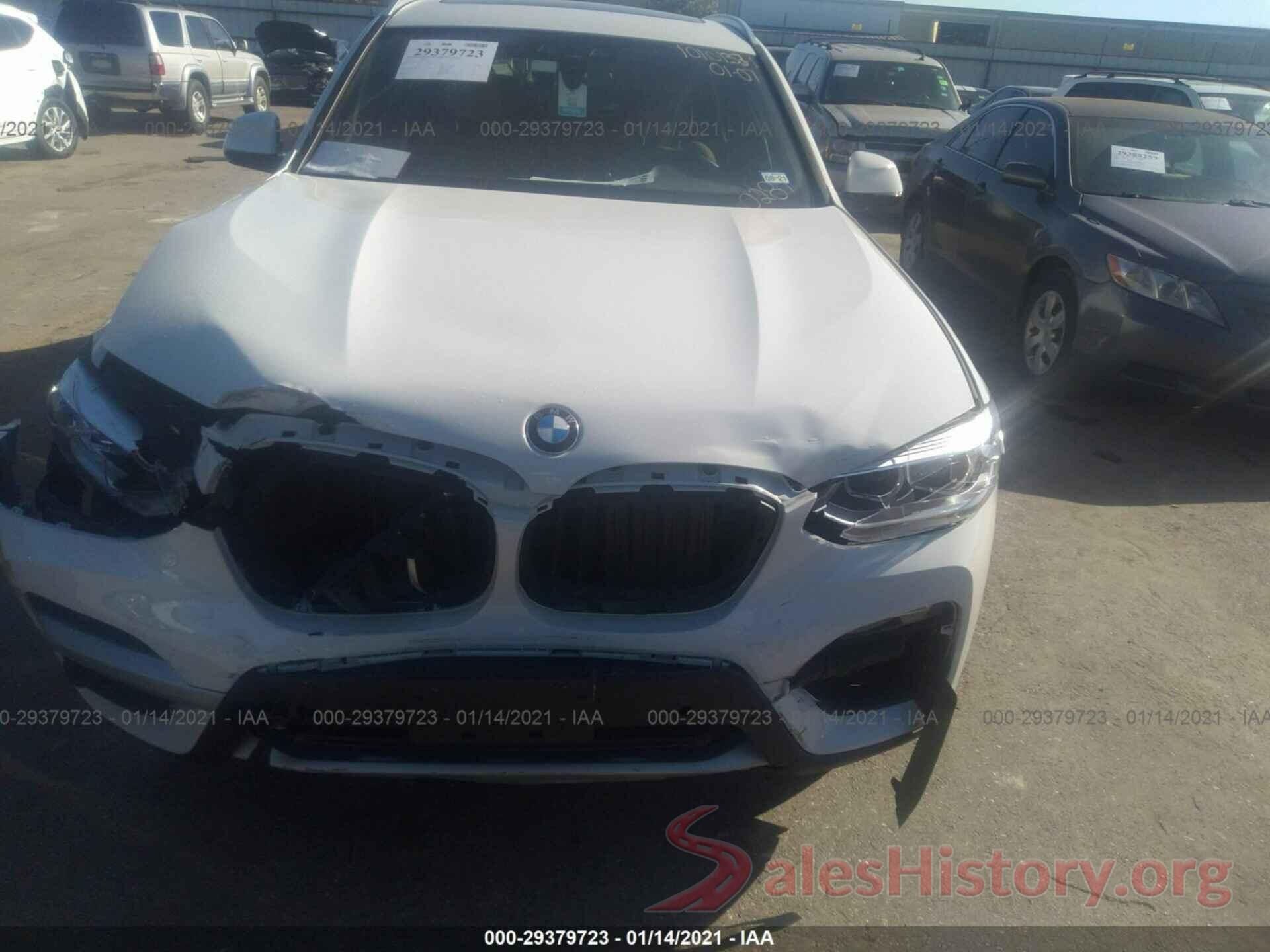 5UXTY3C09LLU70287 2020 BMW X3