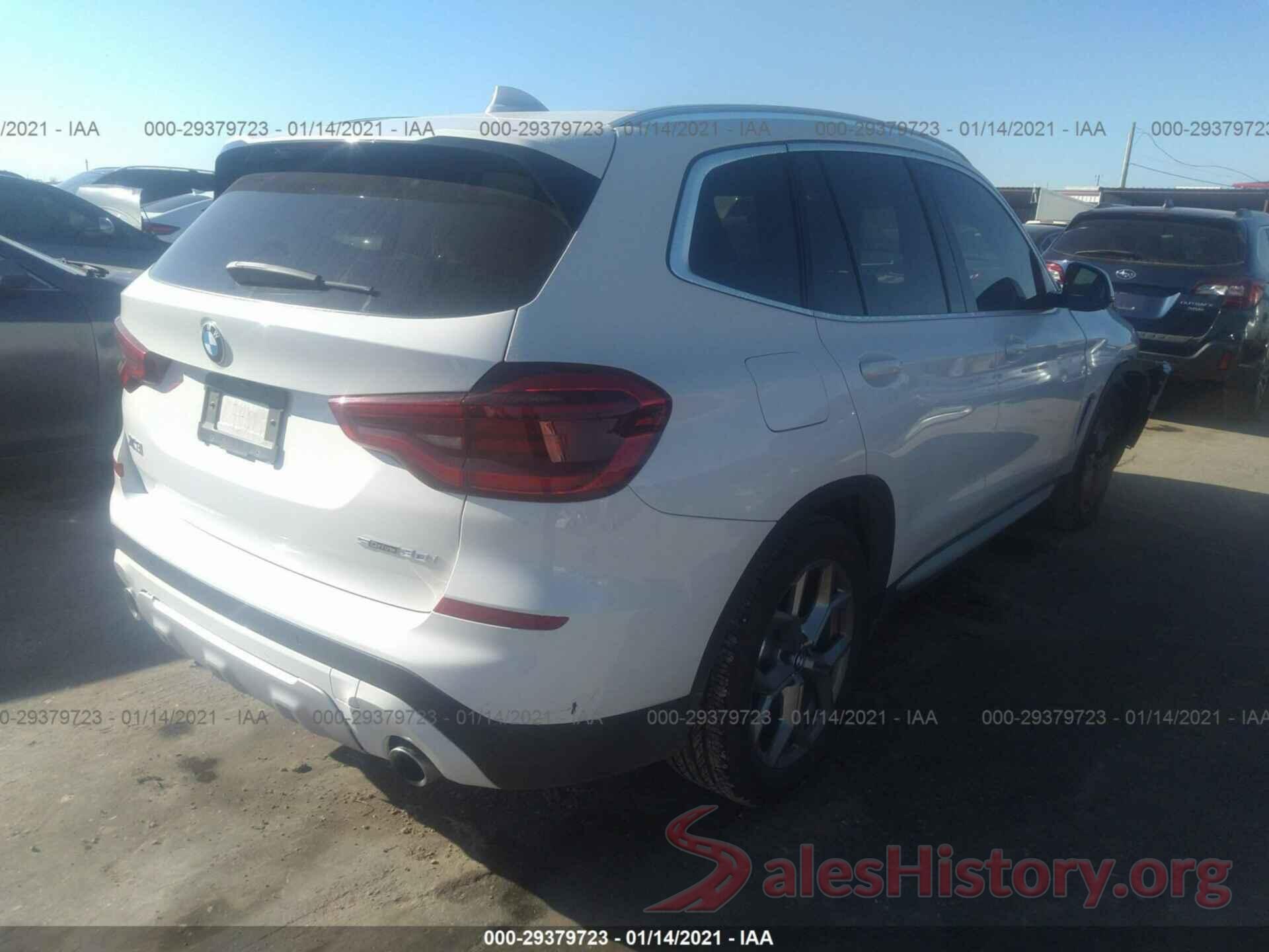 5UXTY3C09LLU70287 2020 BMW X3