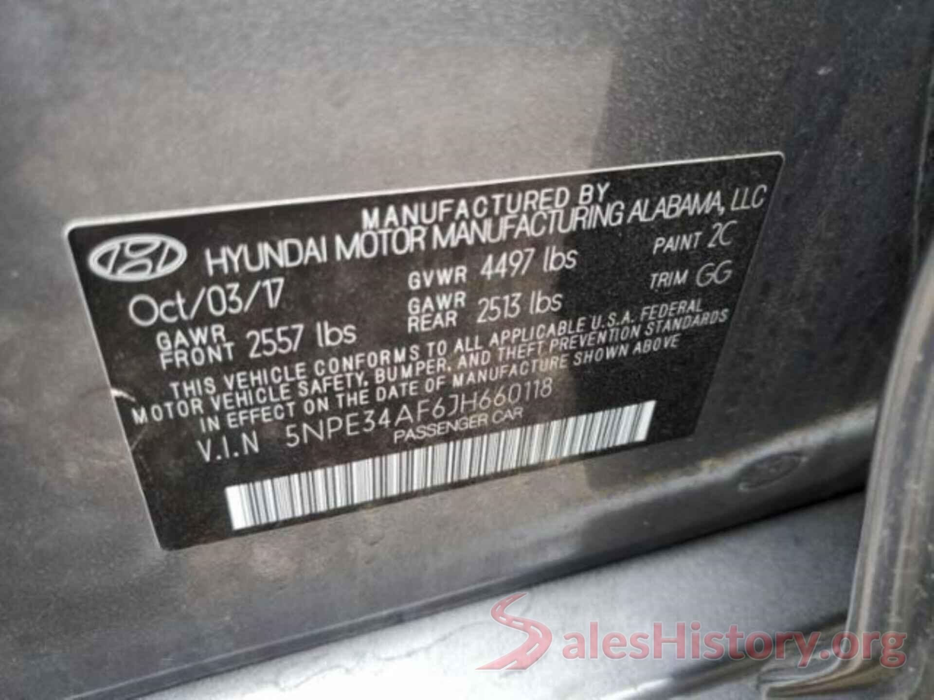 5NPE34AF6JH660118 2018 HYUNDAI SONATA