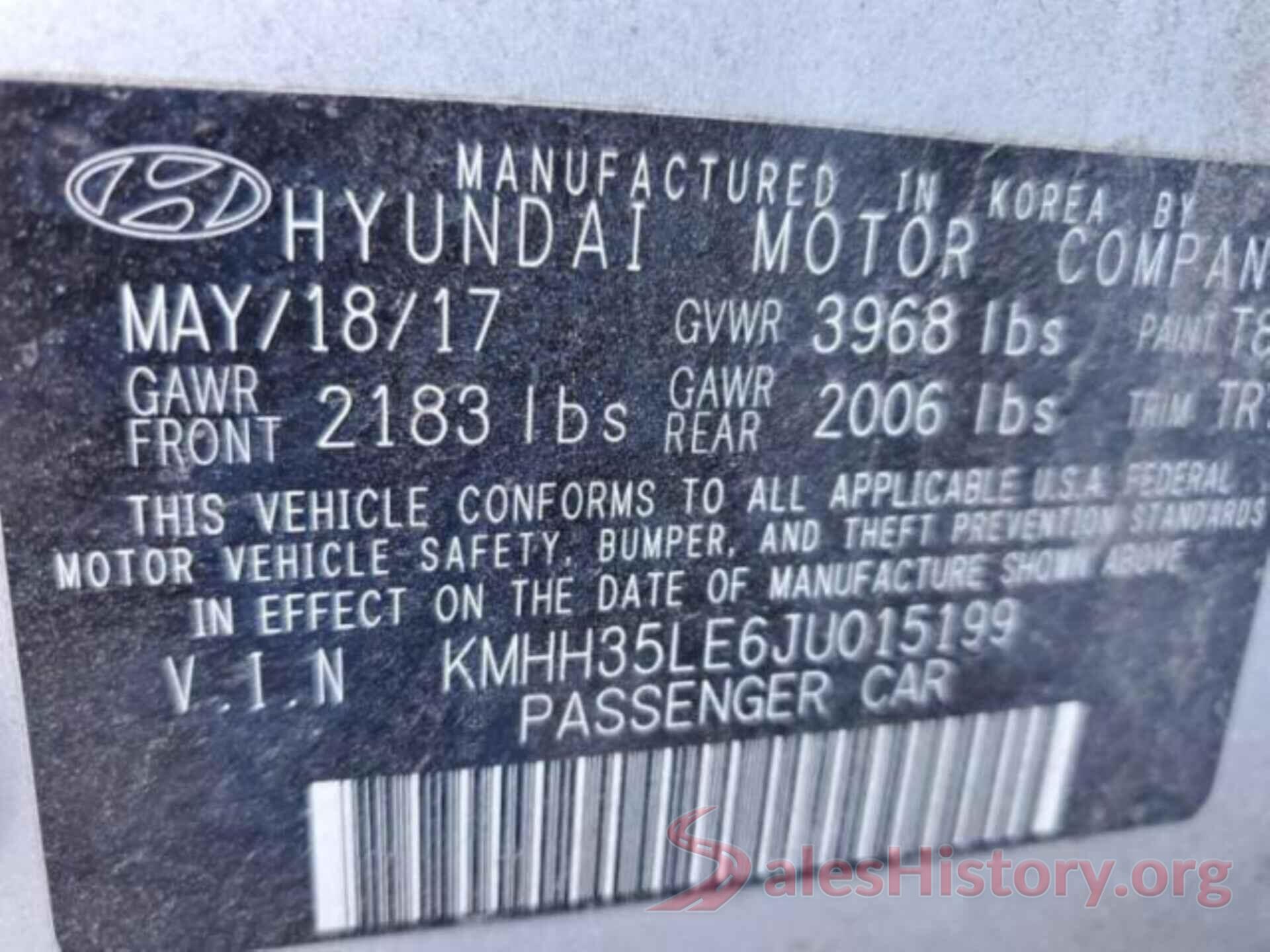 KMHH35LE6JU015199 2018 HYUNDAI ELANTRA GT