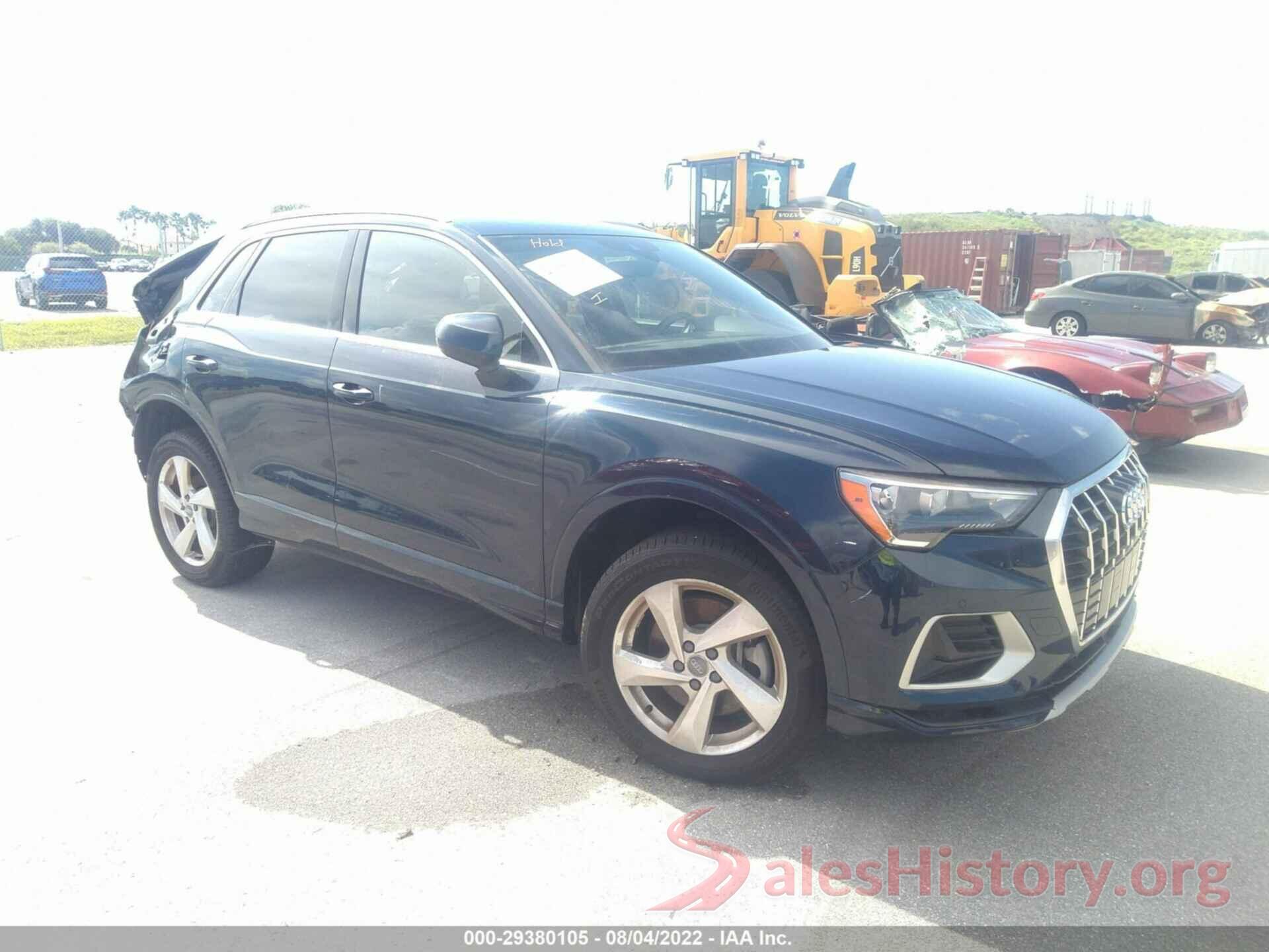 WA1AECF30L1022761 2020 AUDI Q3