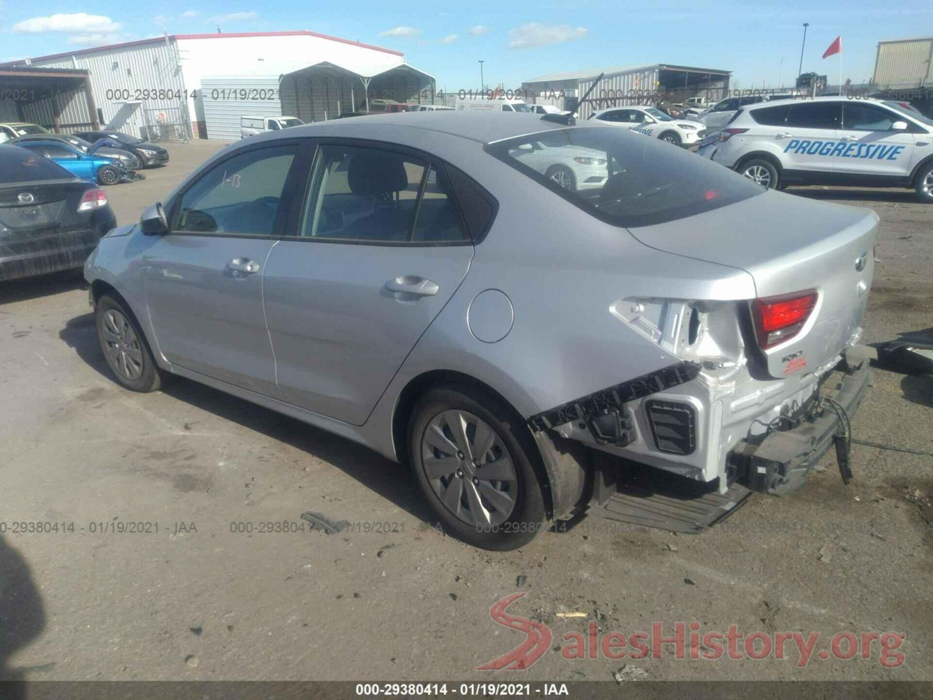 3KPA24AD0LE294051 2020 KIA RIO