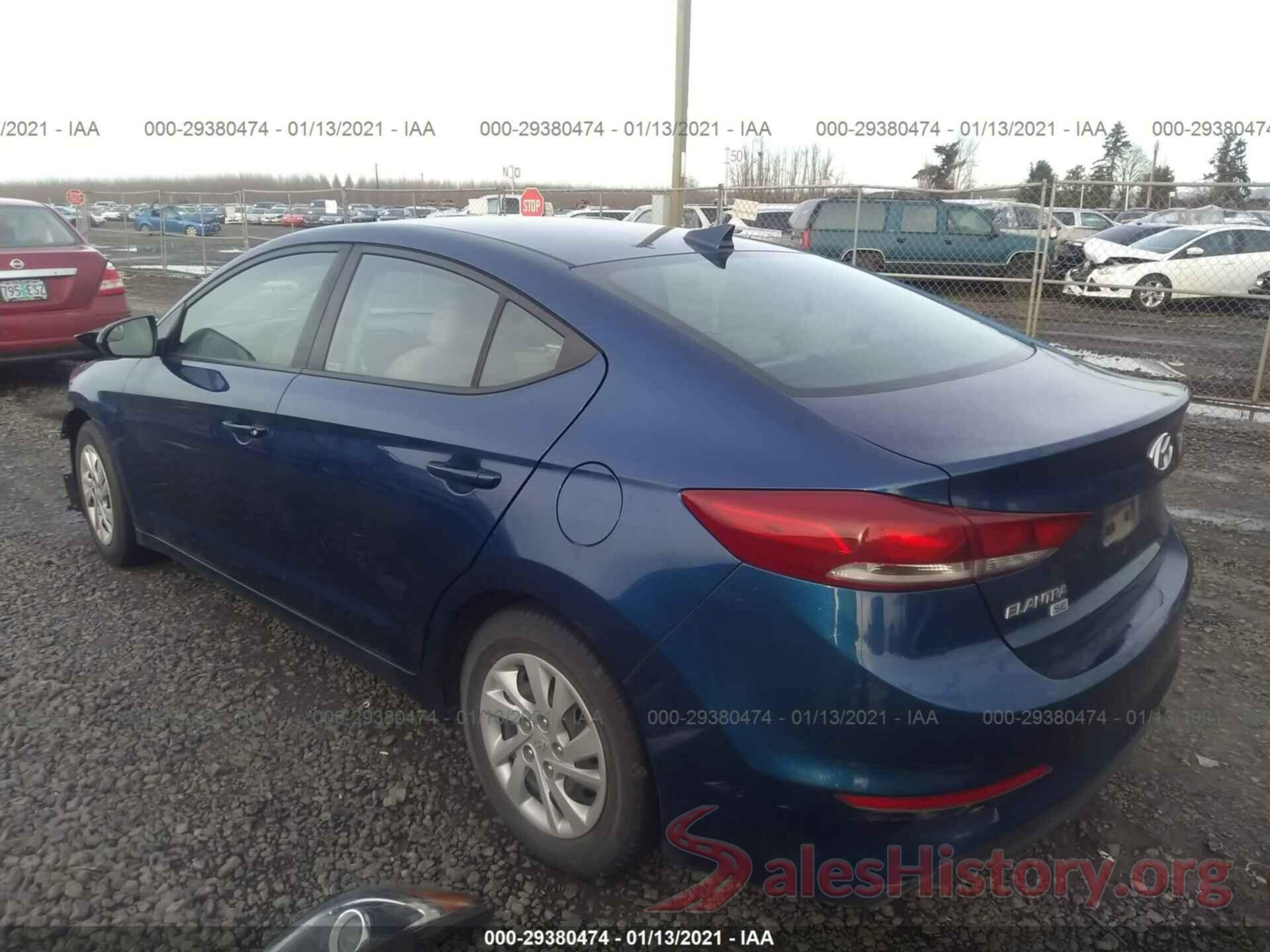 5NPD74LF3HH166693 2017 HYUNDAI ELANTRA