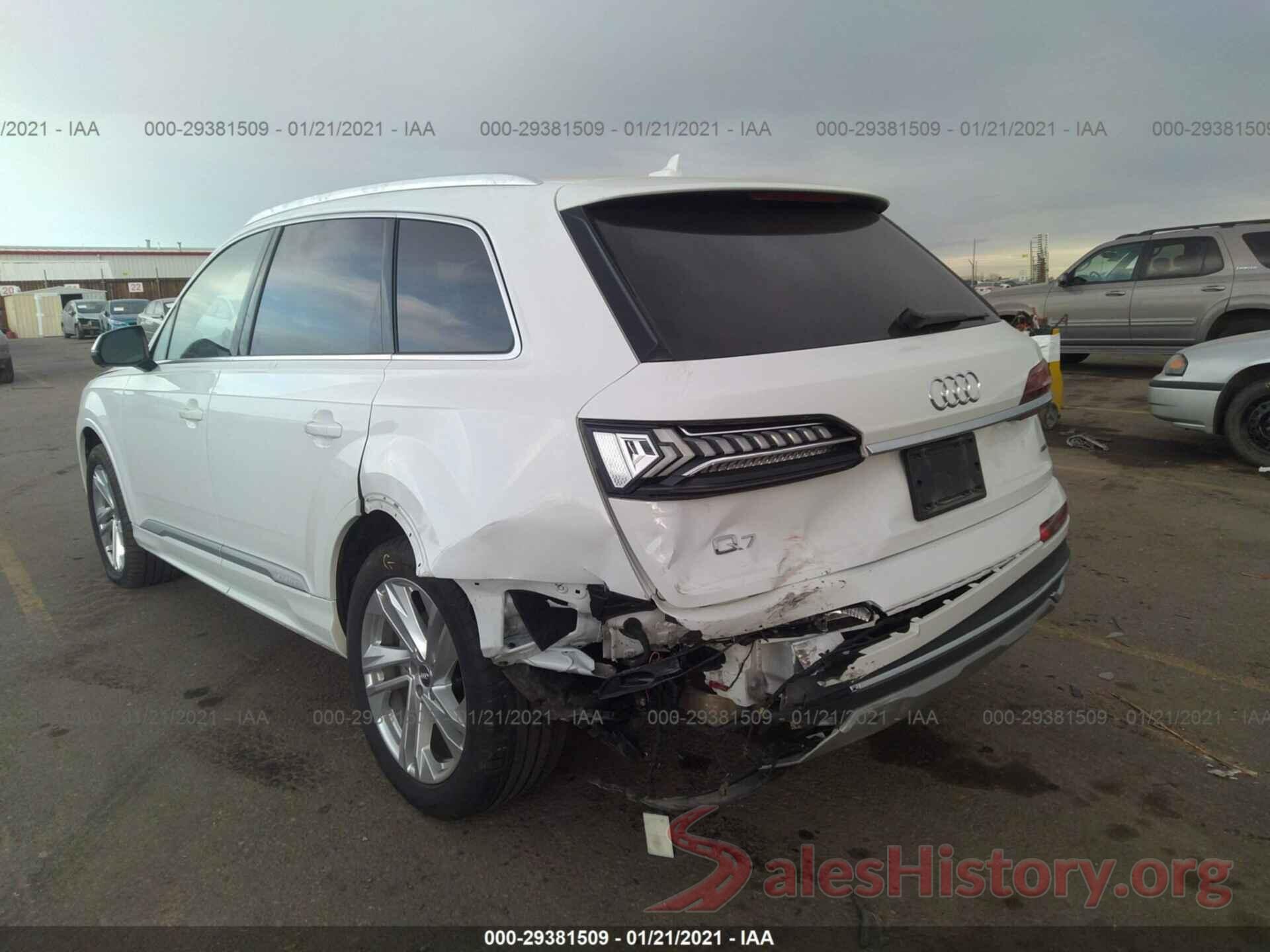 WA1LXAF75LD001963 2020 AUDI Q7