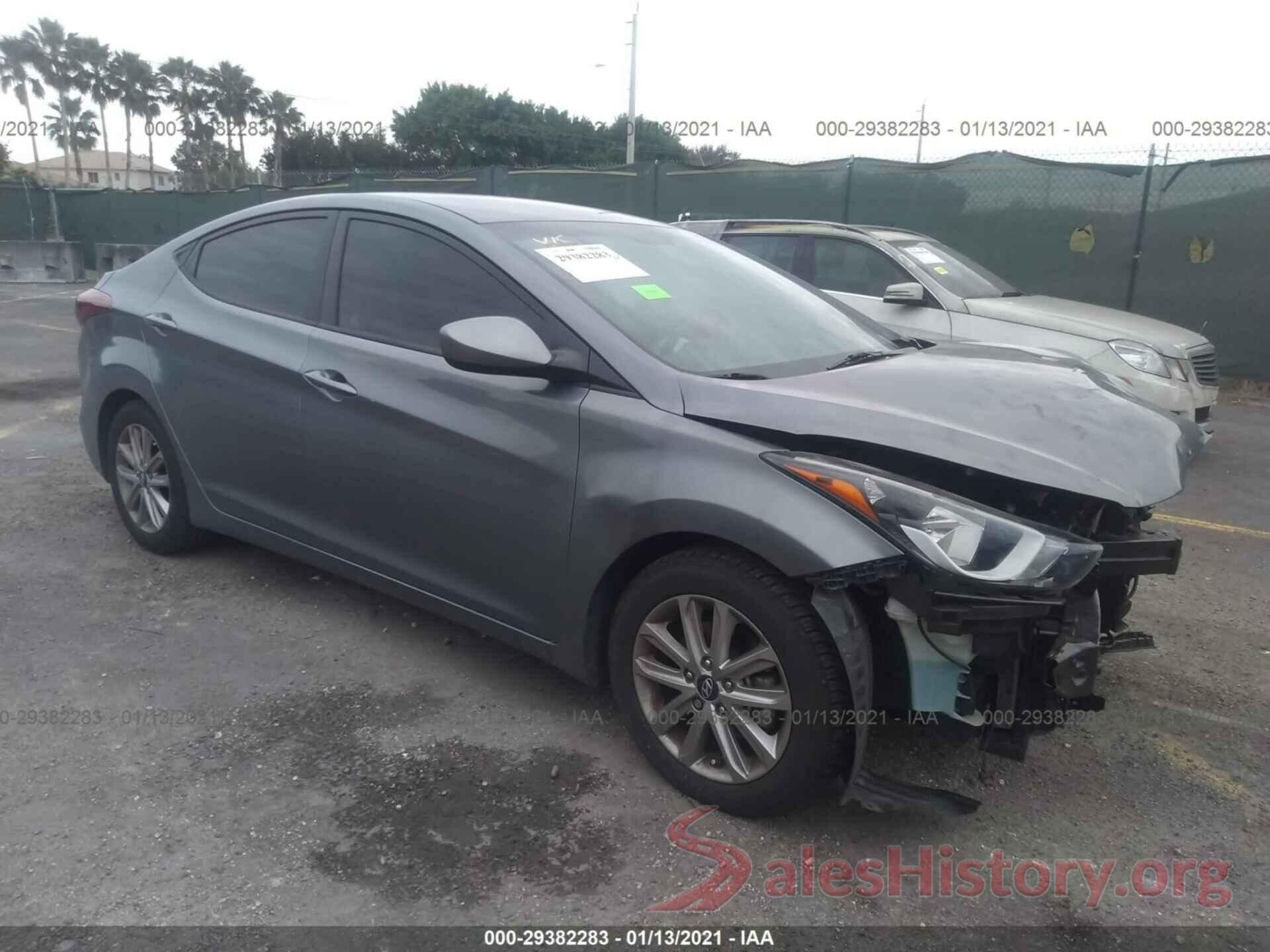 KMHDH4AE3GU633828 2016 HYUNDAI ELANTRA