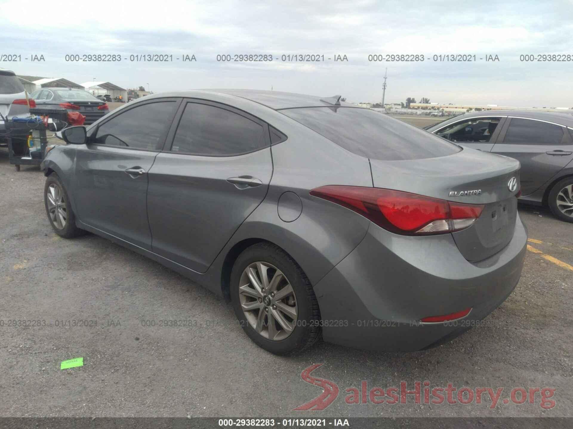 KMHDH4AE3GU633828 2016 HYUNDAI ELANTRA