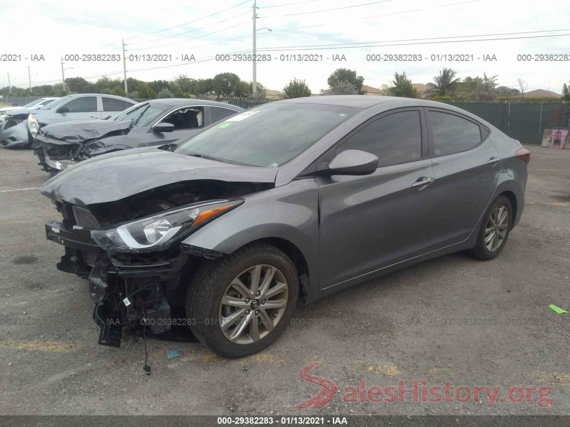 KMHDH4AE3GU633828 2016 HYUNDAI ELANTRA