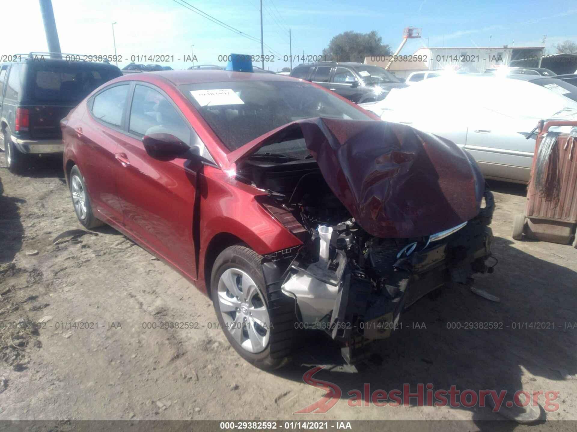 5NPDH4AE0GH753424 2016 HYUNDAI ELANTRA