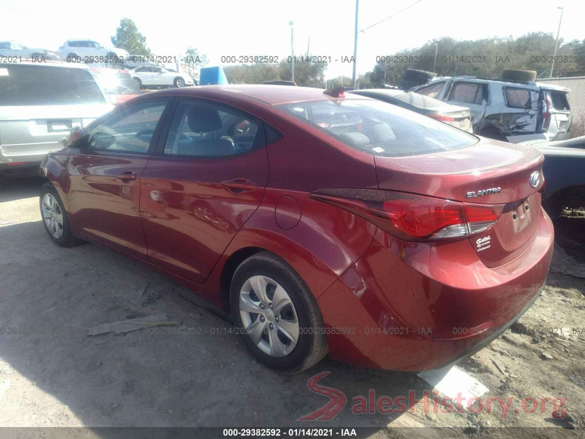 5NPDH4AE0GH753424 2016 HYUNDAI ELANTRA