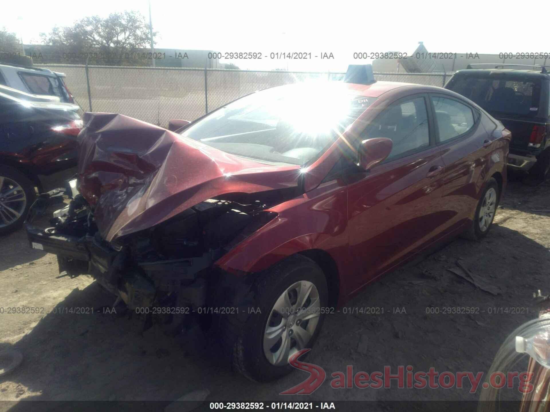 5NPDH4AE0GH753424 2016 HYUNDAI ELANTRA