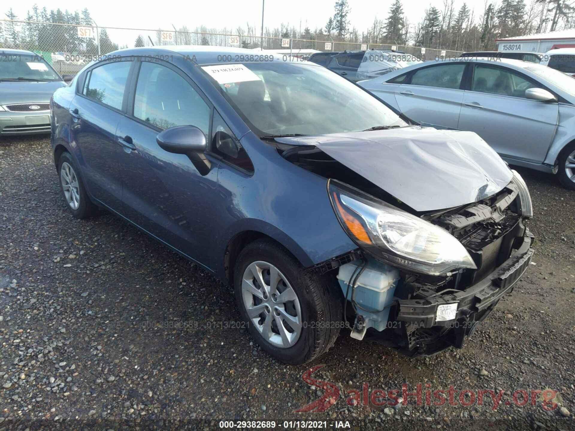 KNADM4A35G6684568 2016 KIA RIO