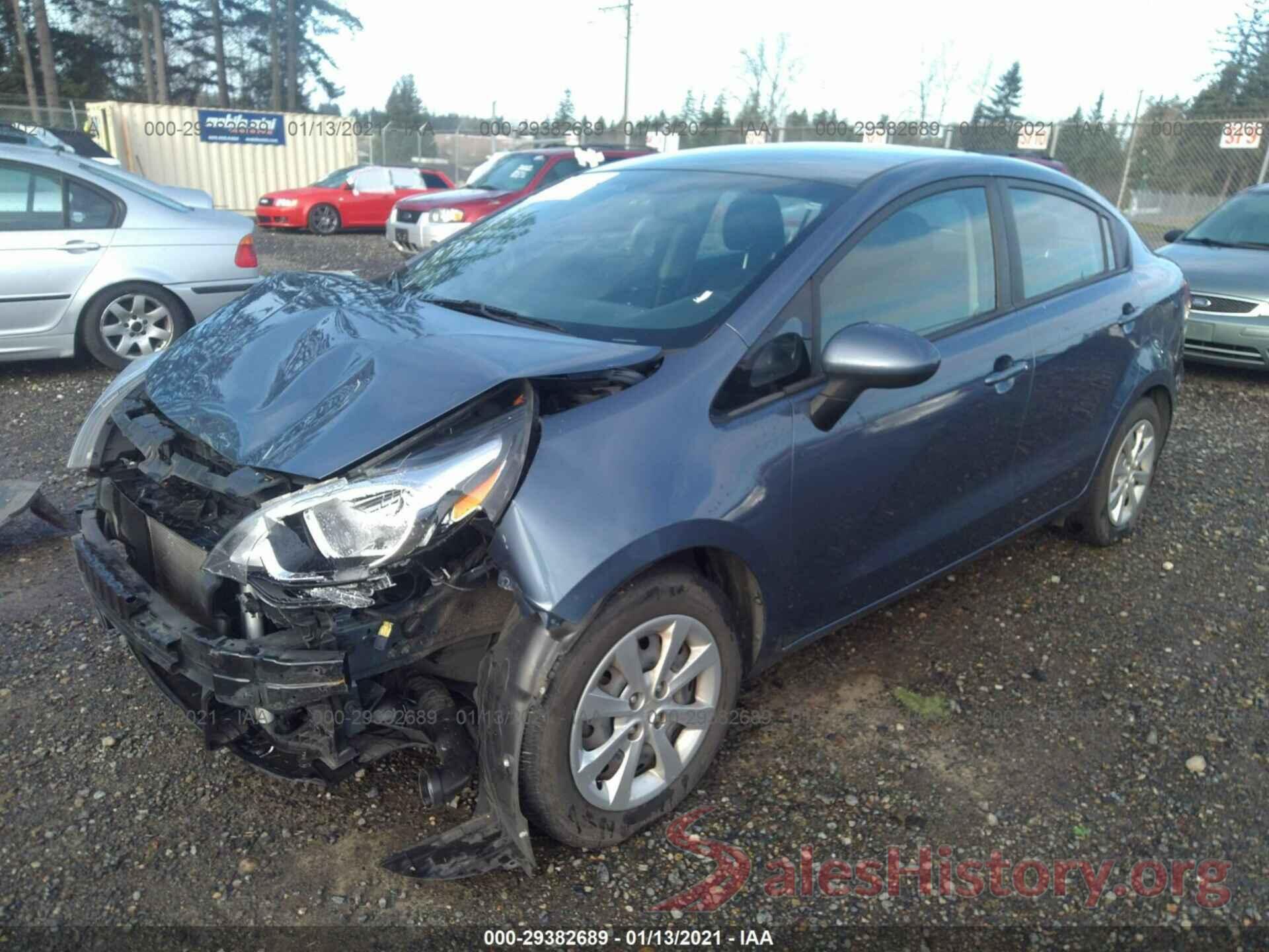 KNADM4A35G6684568 2016 KIA RIO