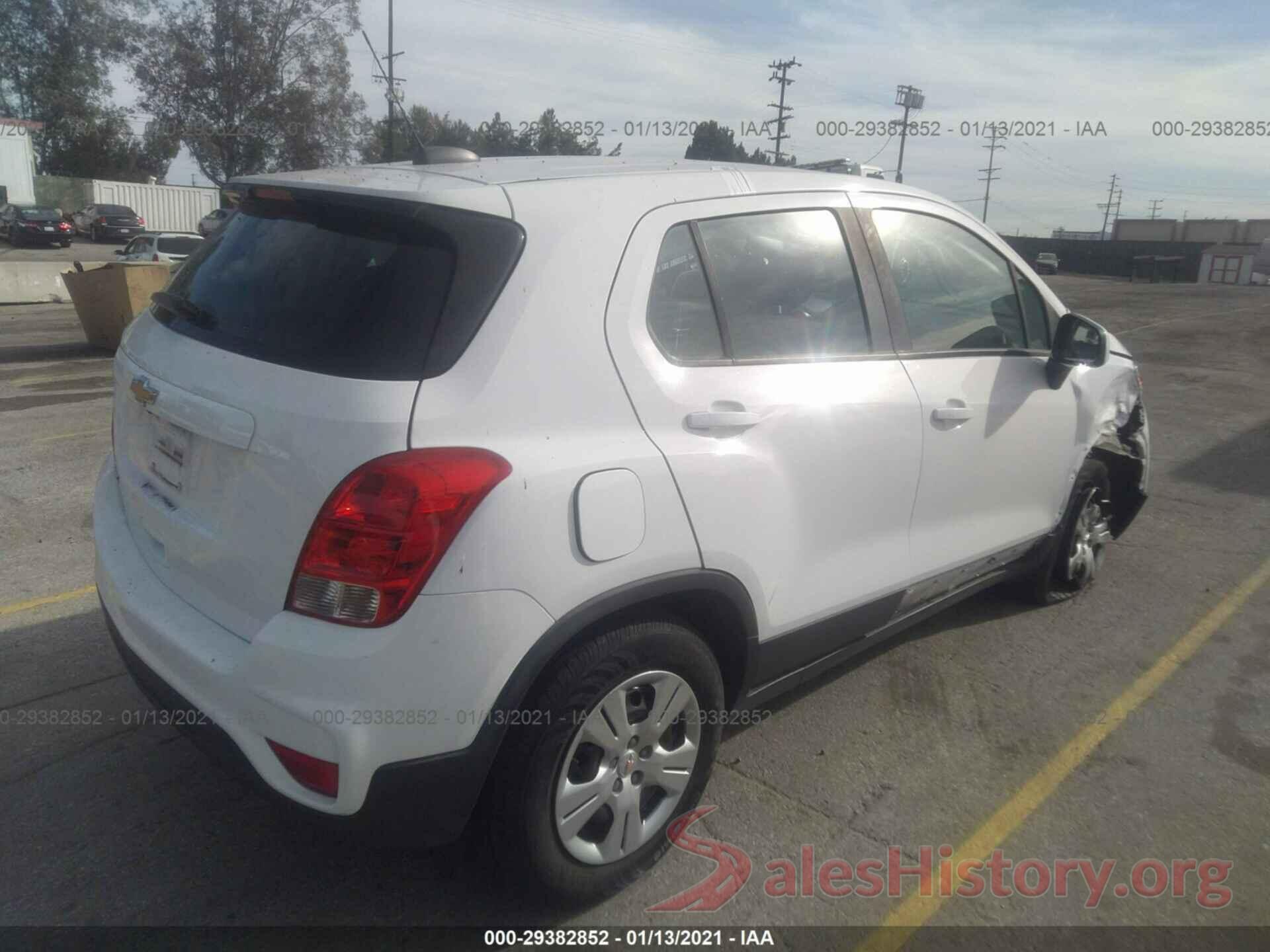 3GNCJKSB8HL272628 2017 CHEVROLET TRAX