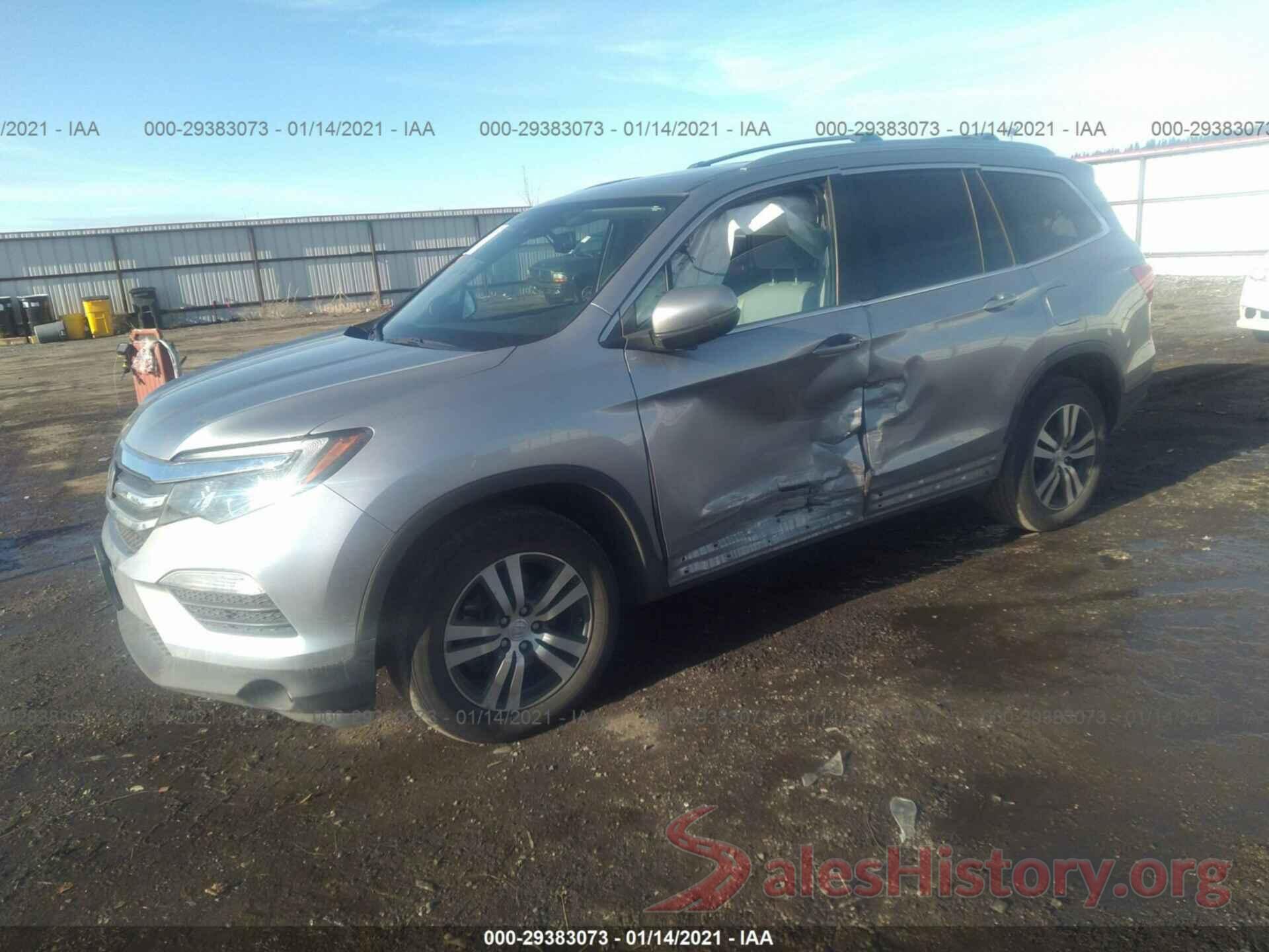 5FNYF6H66GB123908 2016 HONDA PILOT