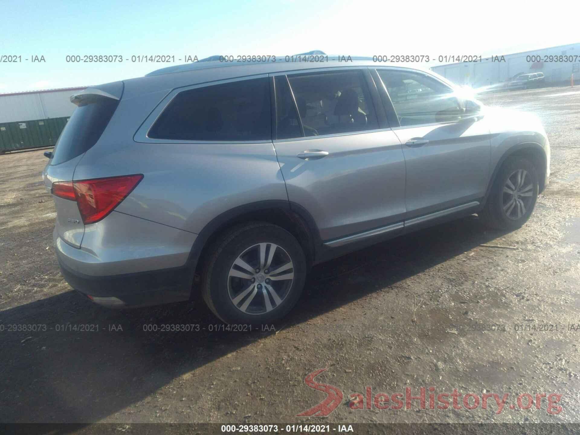 5FNYF6H66GB123908 2016 HONDA PILOT