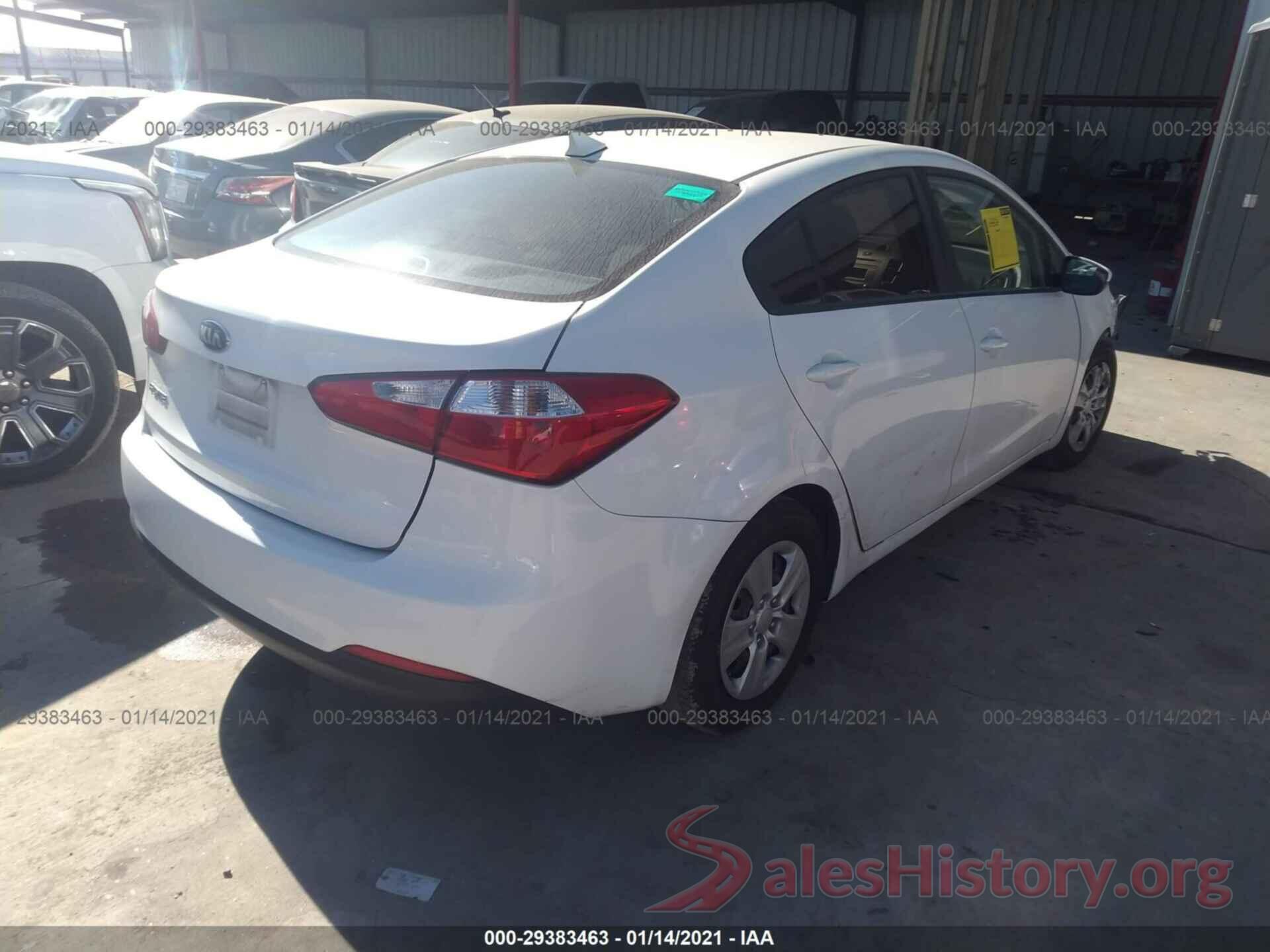 KNAFK4A61G5605900 2016 KIA FORTE