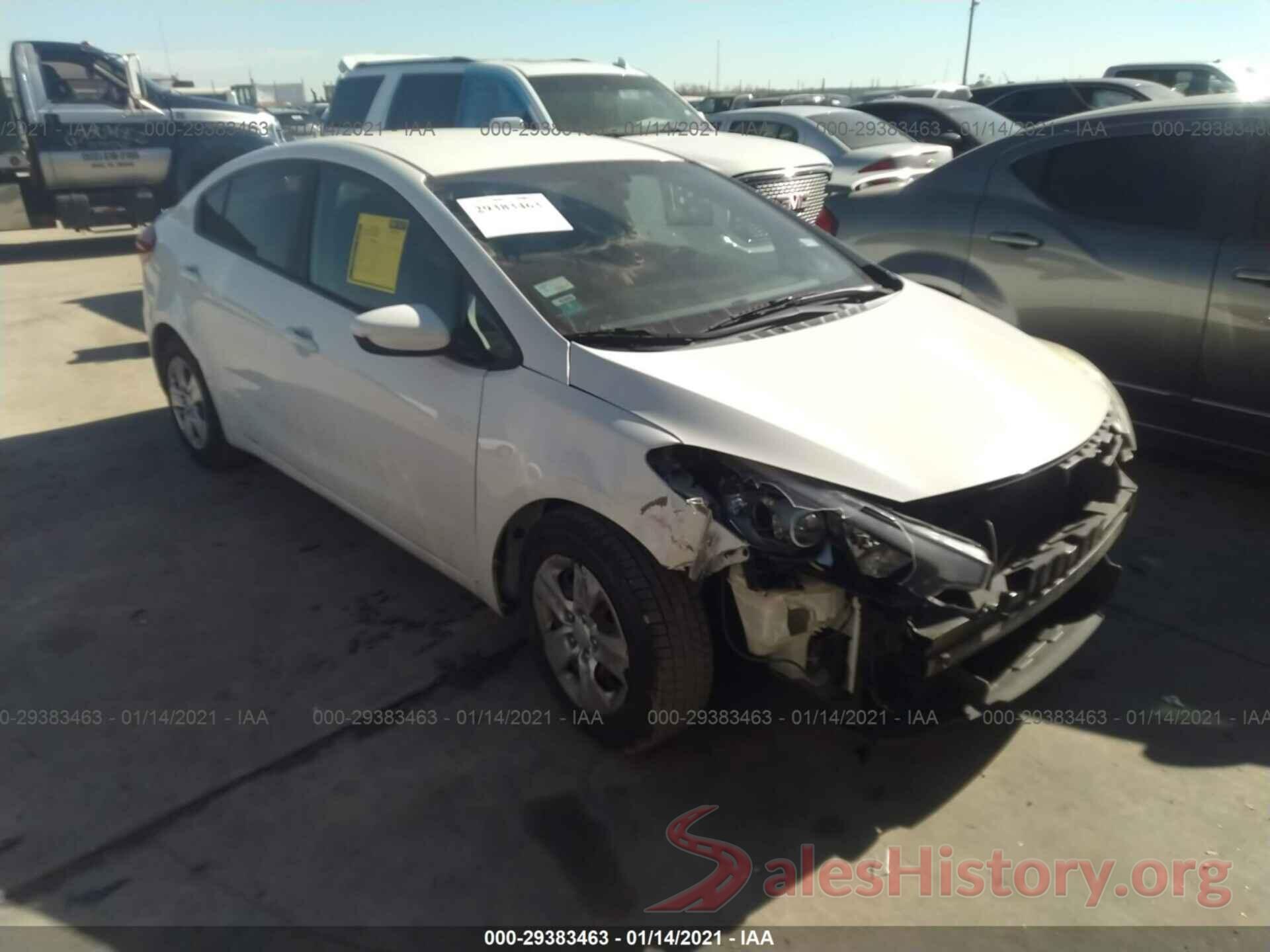 KNAFK4A61G5605900 2016 KIA FORTE