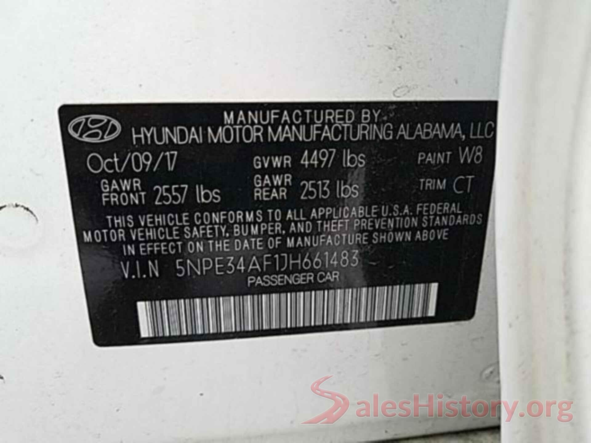 5NPE34AF1JH661483 2018 HYUNDAI SONATA