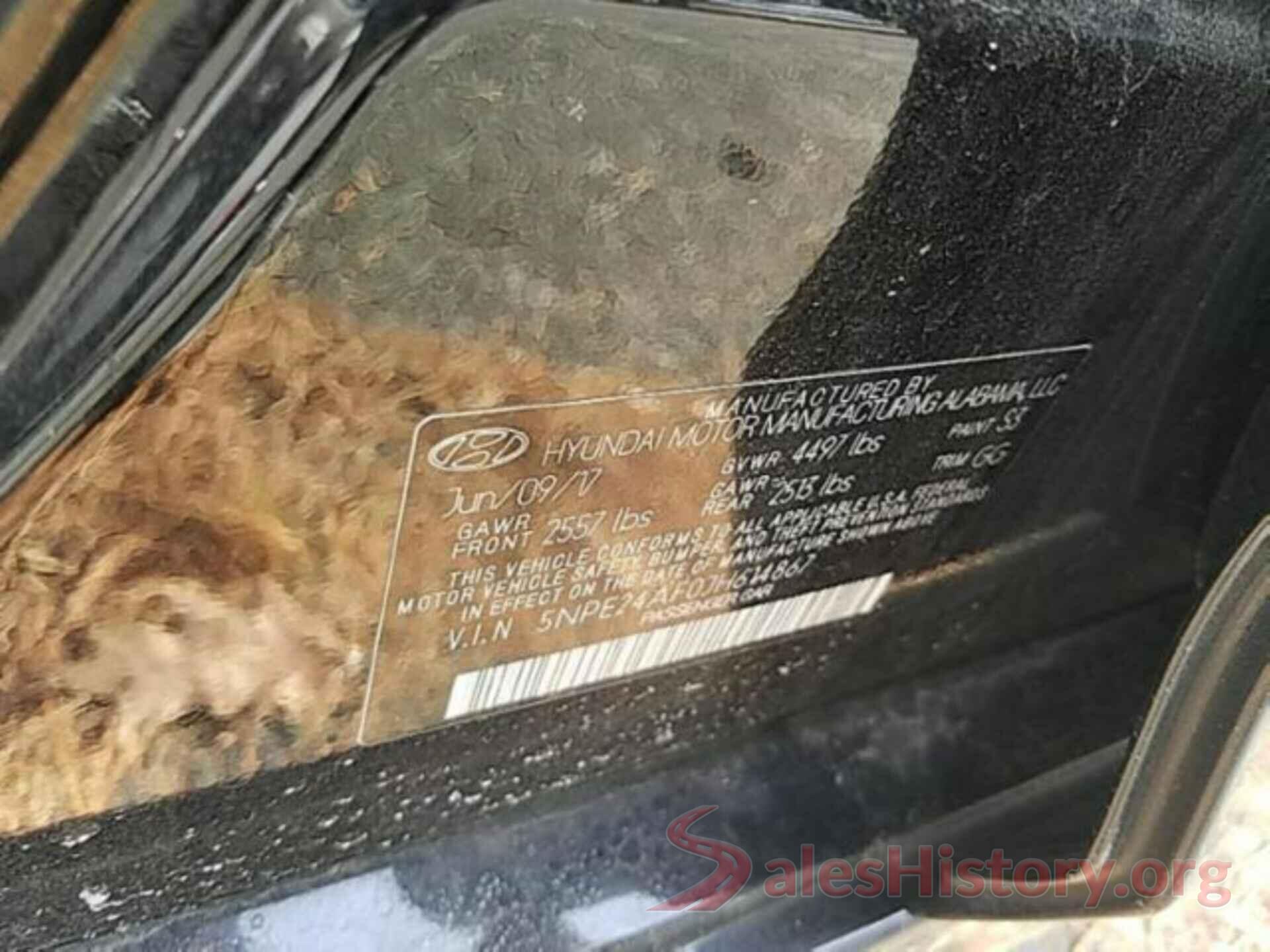 5NPE24AF0JH614867 2018 HYUNDAI SONATA