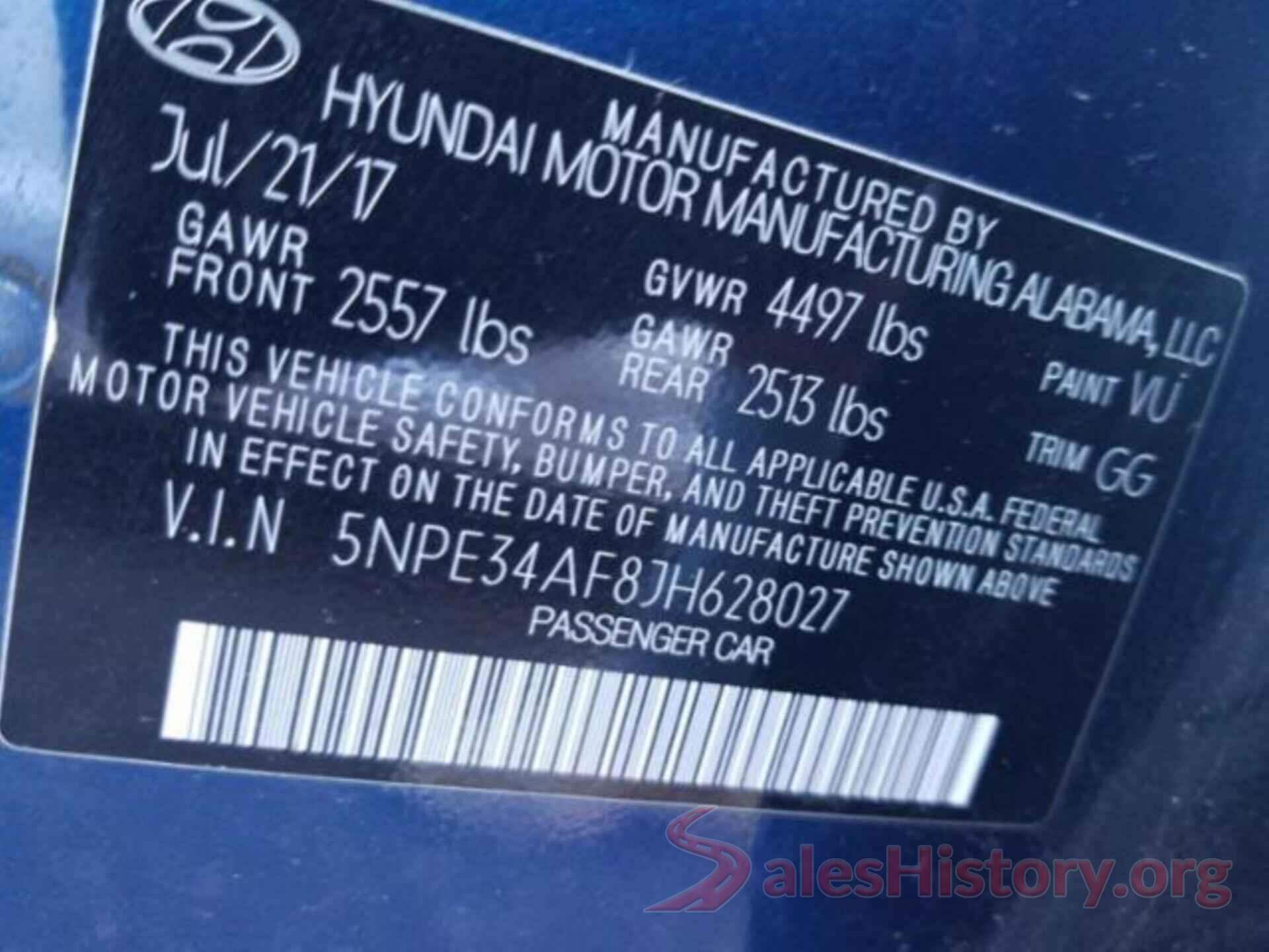 5NPE34AF8JH628027 2018 HYUNDAI SONATA