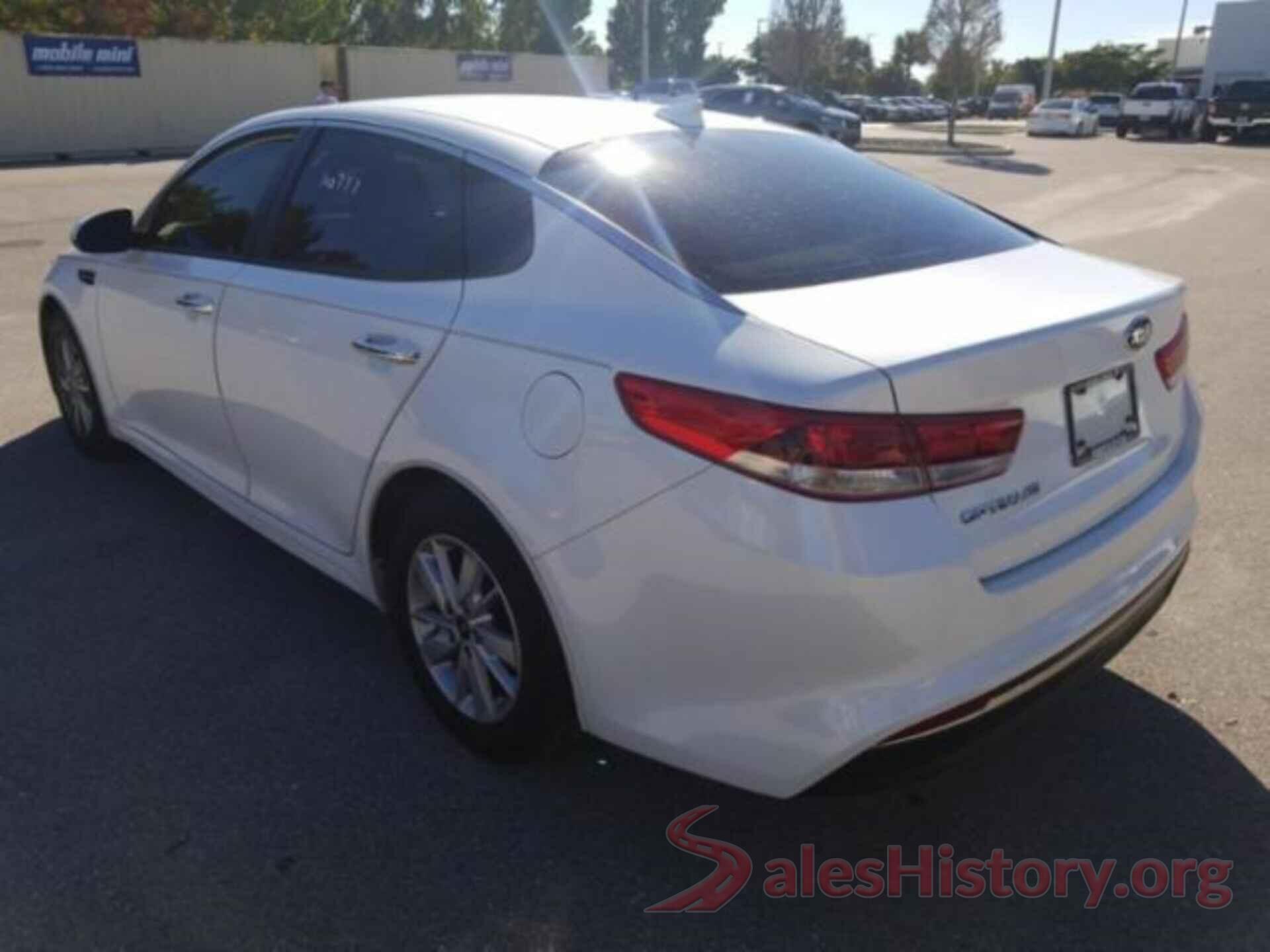 KNAGT4L36G5100777 2016 KIA OPTIMA