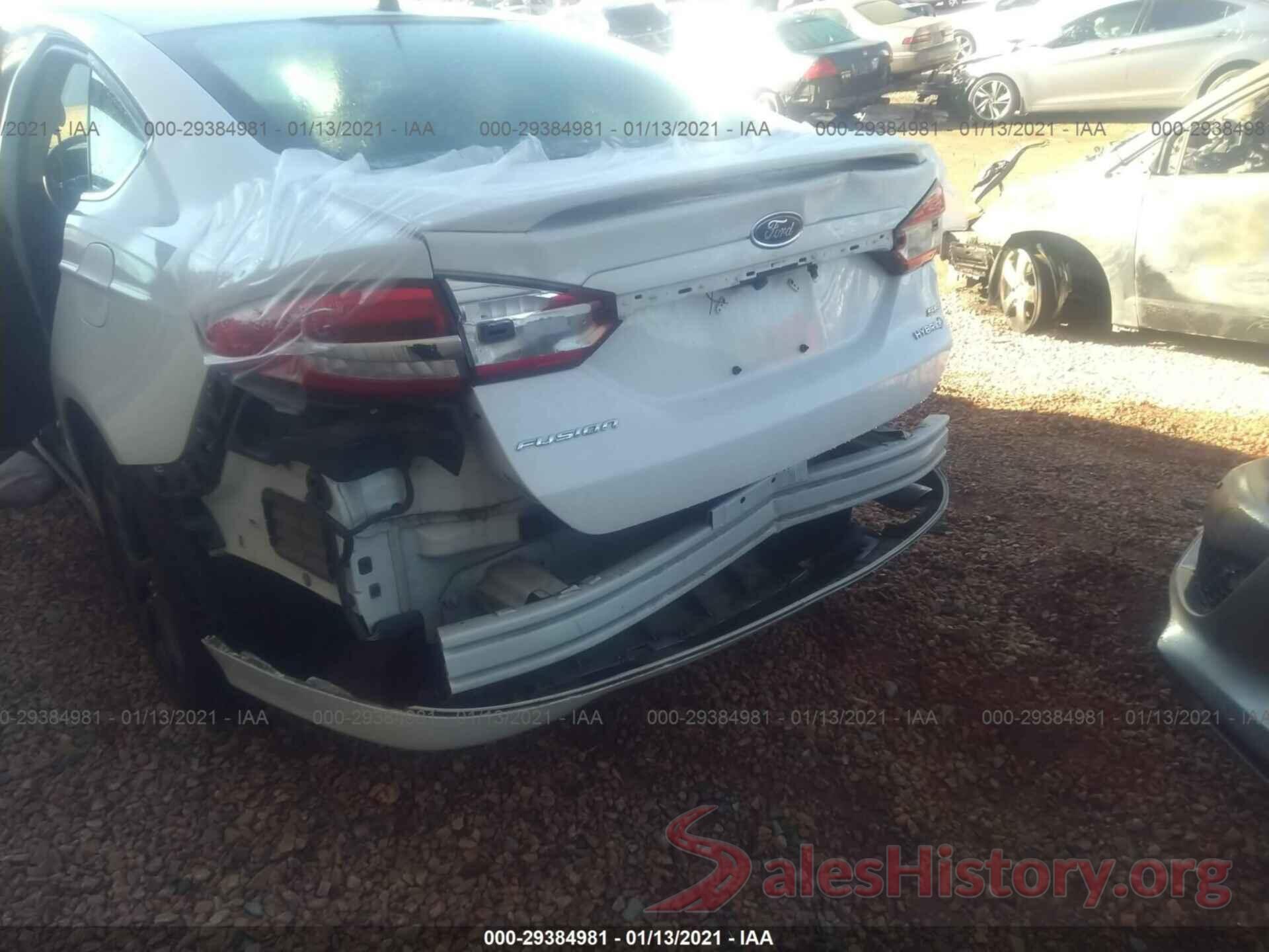 3FA6P0LU9JR146294 2018 FORD FUSION HYBRID