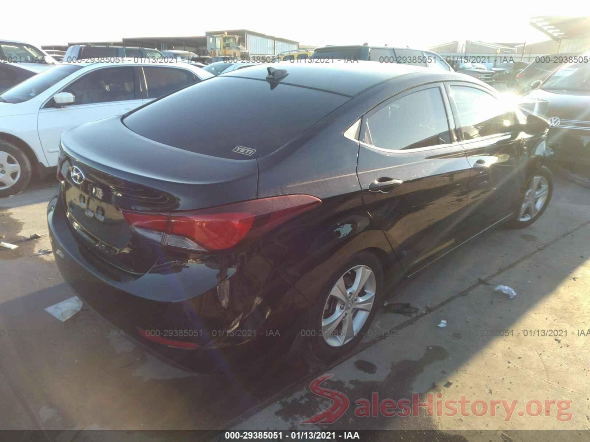 KMHDH4AE9GU566667 2016 HYUNDAI ELANTRA