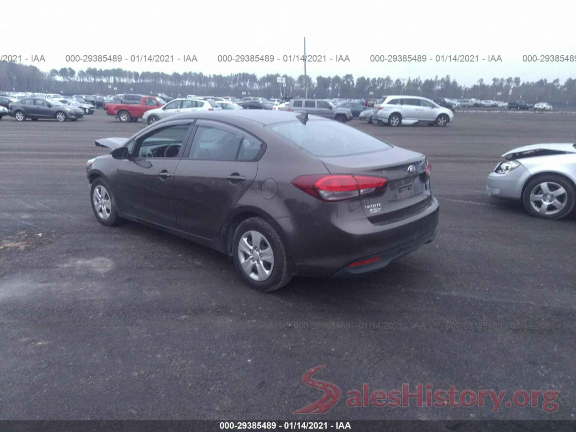 3KPFK4A76HE153203 2017 KIA FORTE