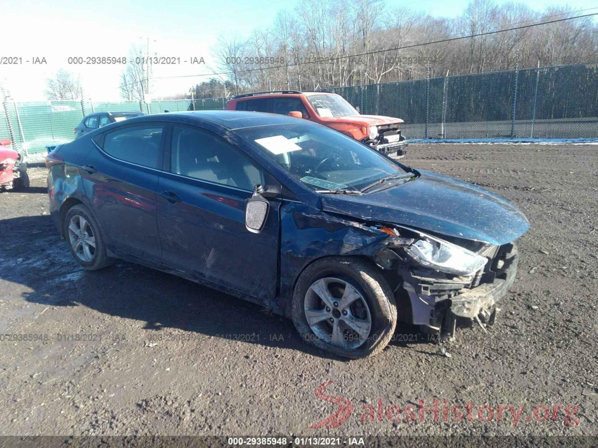 KMHDH4AE9GU486818 2016 HYUNDAI ELANTRA