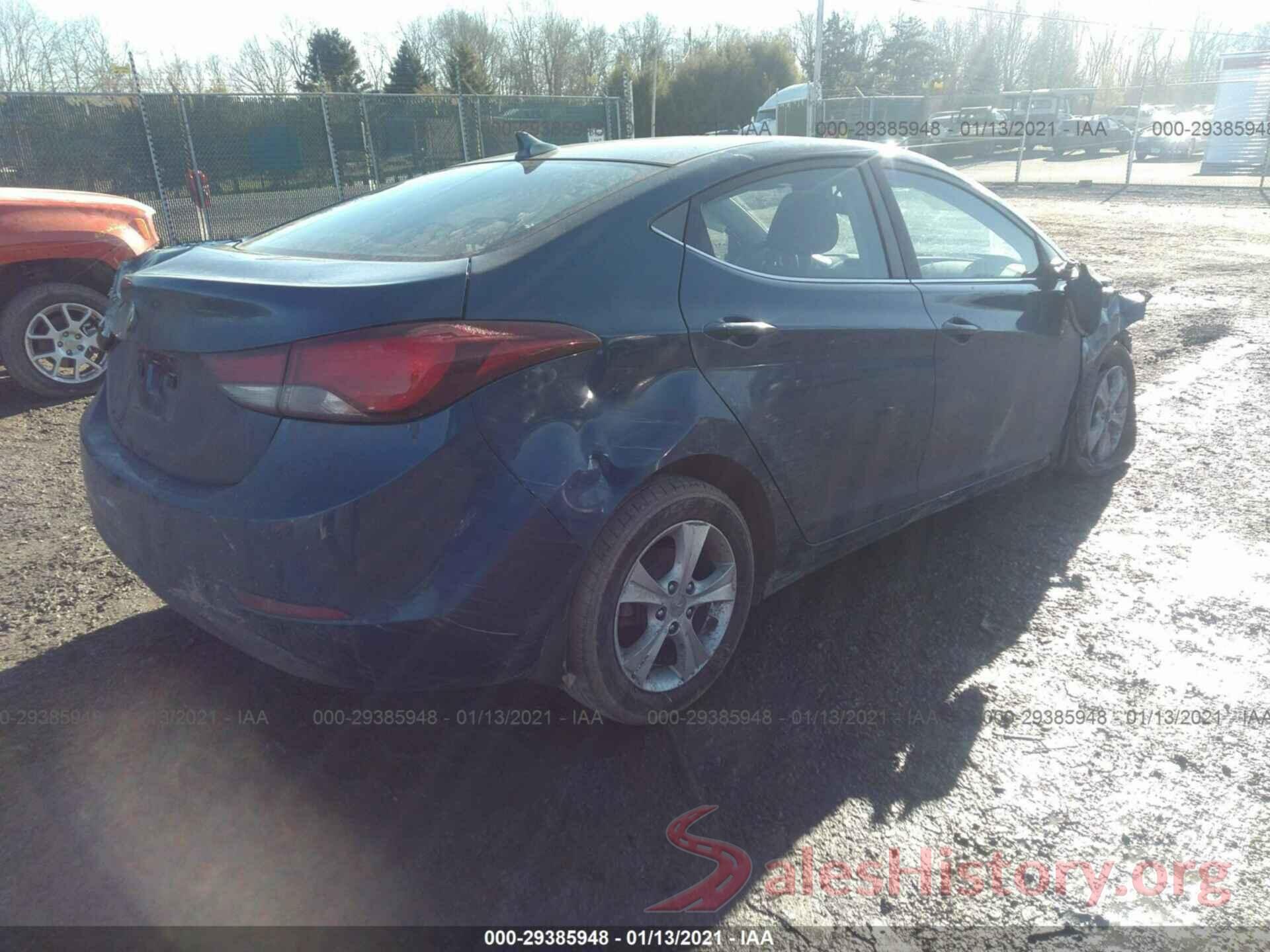 KMHDH4AE9GU486818 2016 HYUNDAI ELANTRA